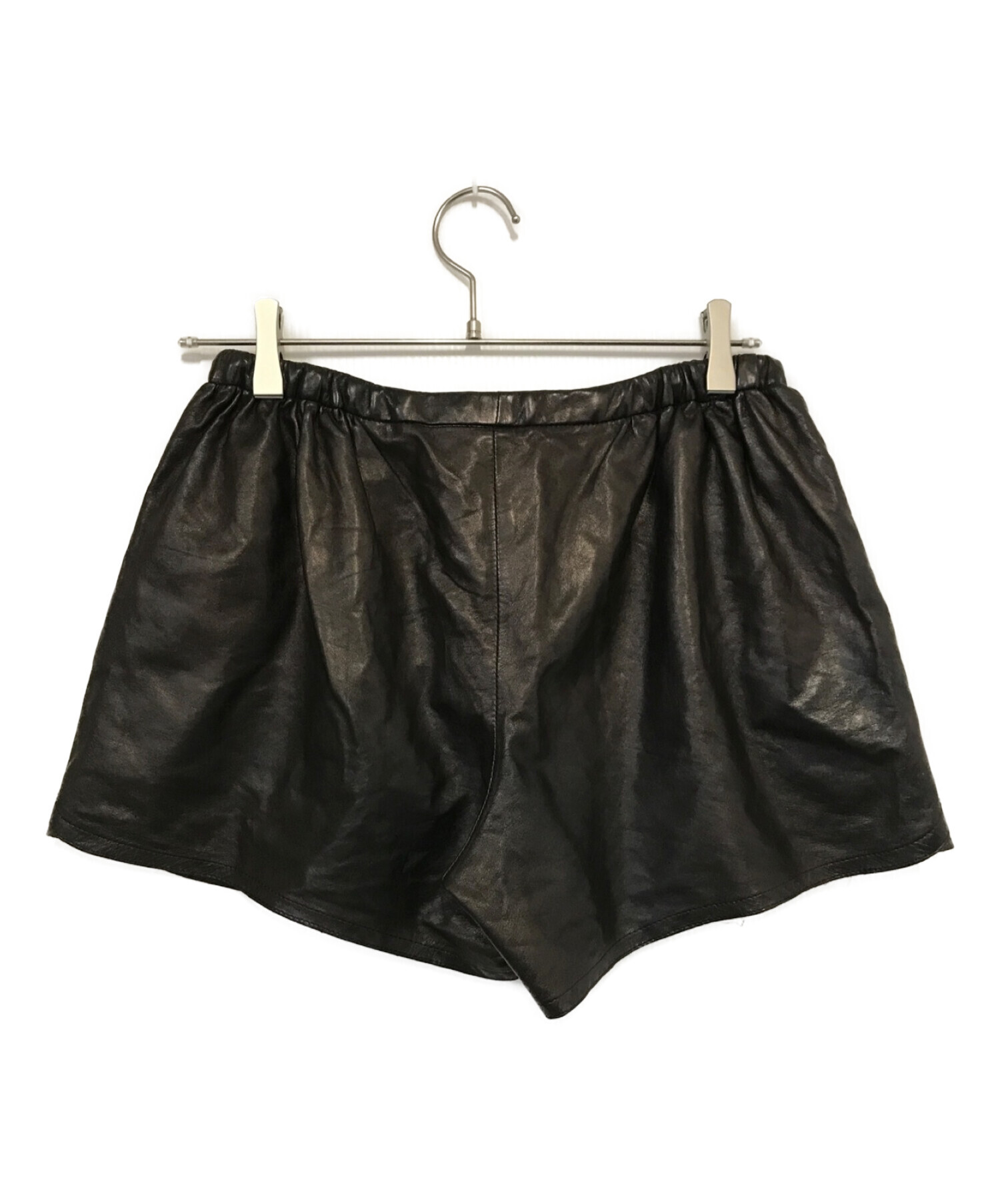 rick owens レザーショートパンツ 38 【公式通販】
