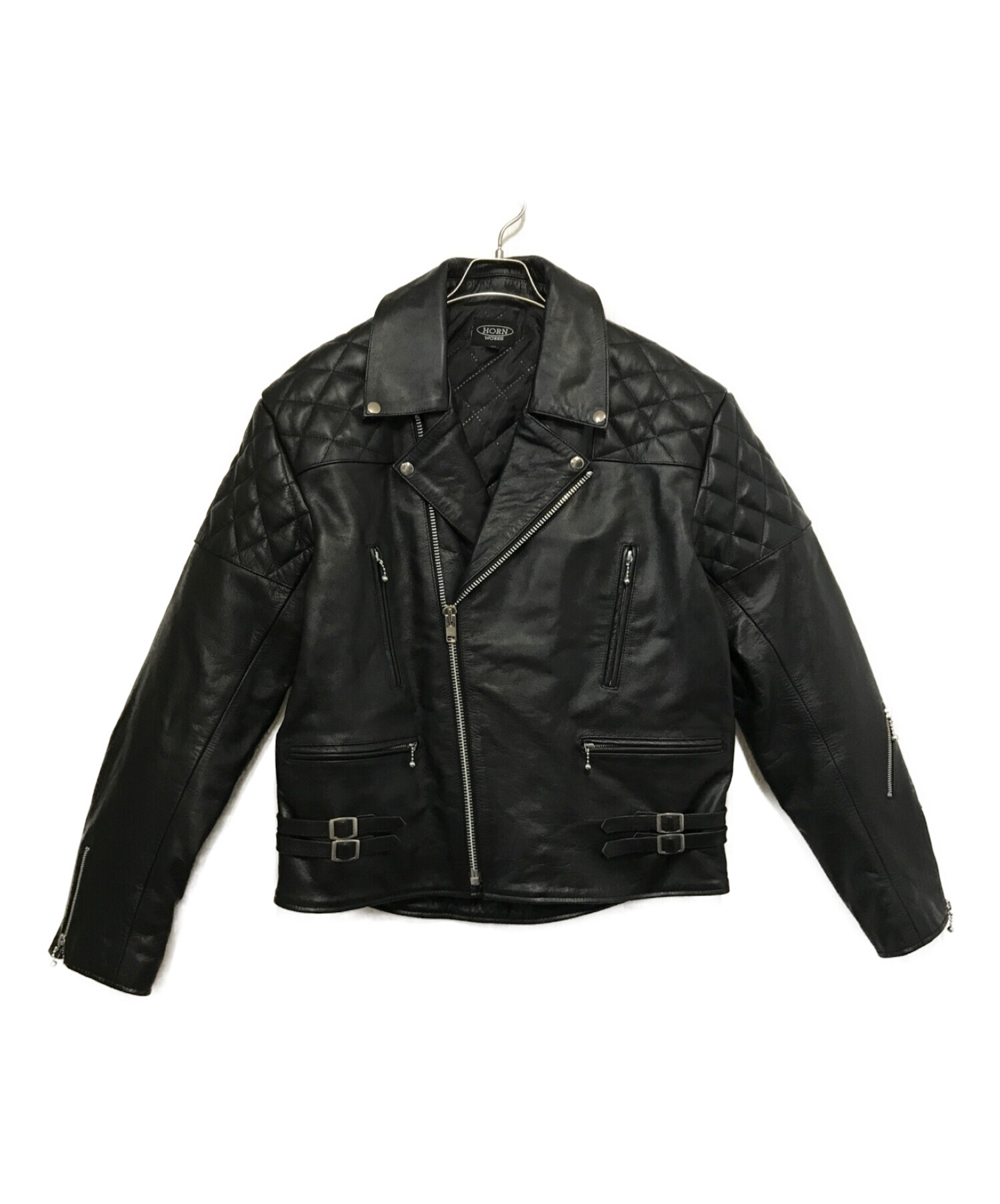 中古・古着通販】HORN WORKS (ホーンワークス) ライダースジャケット  