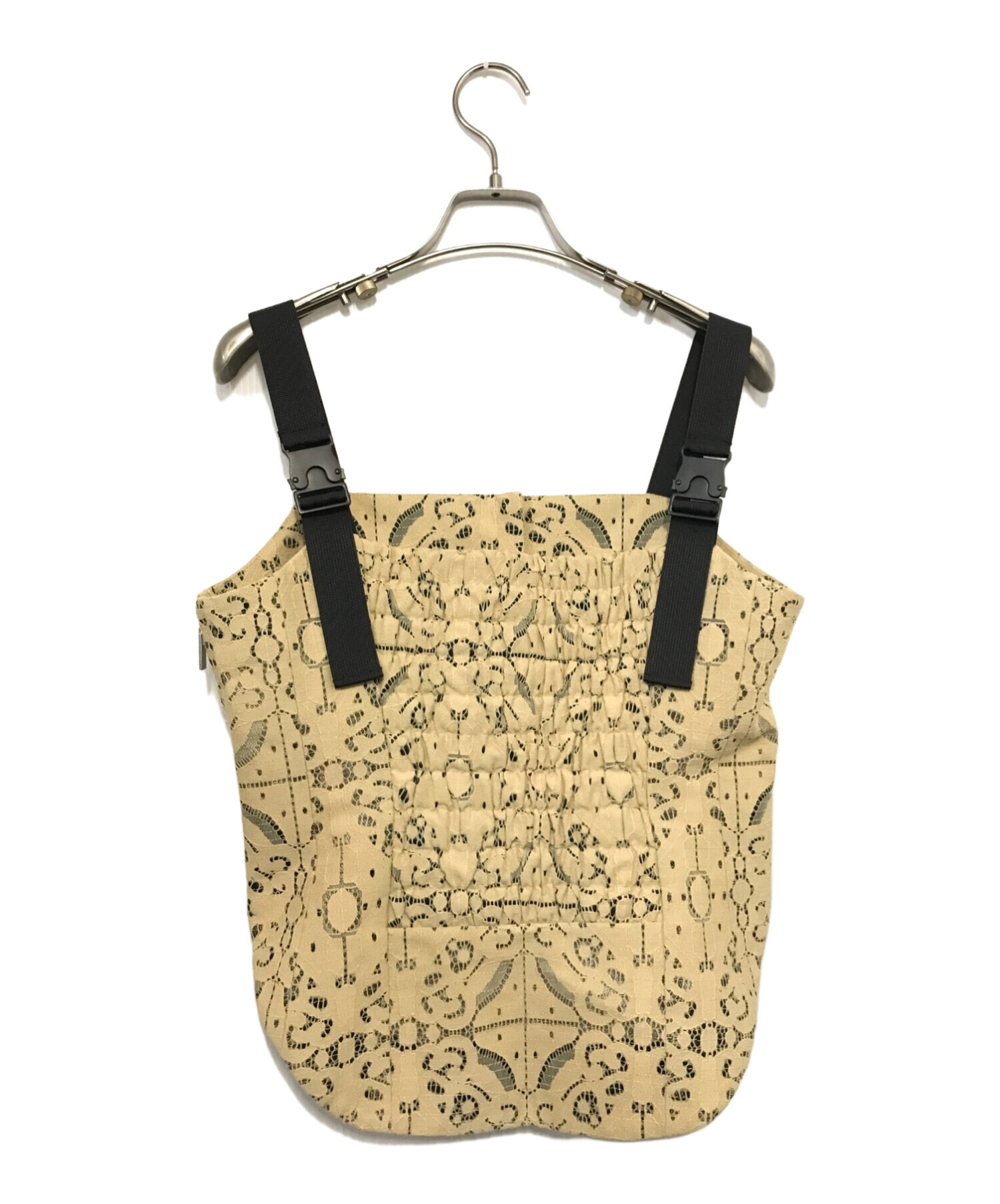 中古・古着通販】AMERI (アメリ) MODUALL LACE BUSTIER ベージュ 