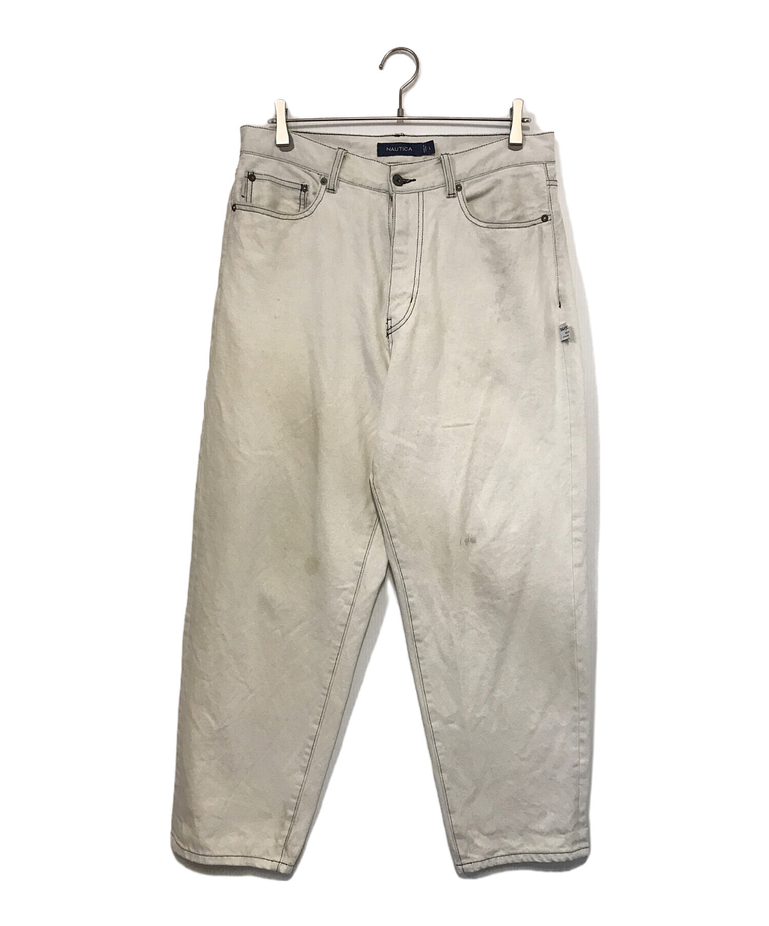 中古・古着通販】NAUTICA (ノーティカ) デニムパンツ ホワイト サイズ 