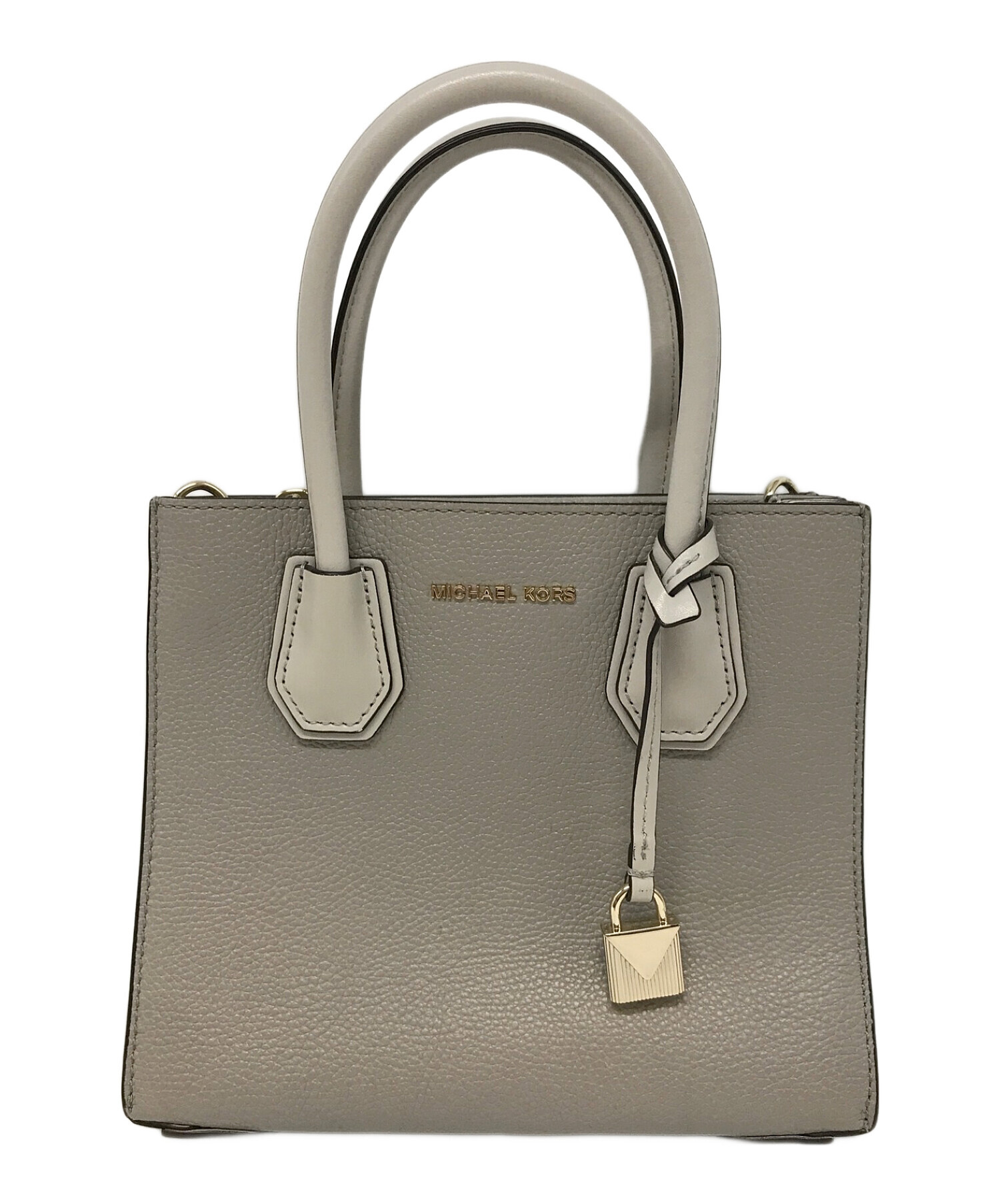 中古・古着通販】MICHAEL KORS (マイケルコース) 2WAYバッグ グレー  