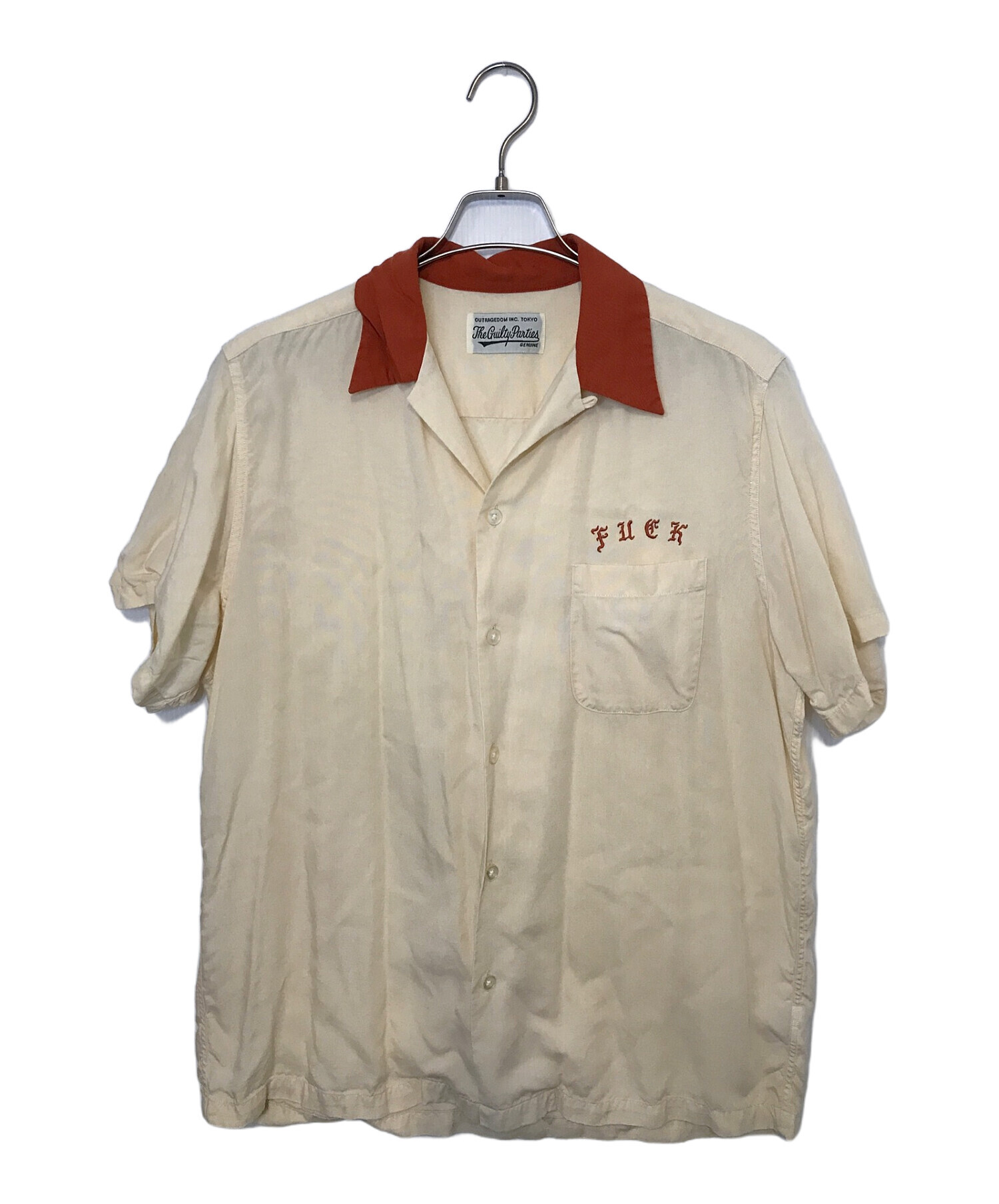 中古・古着通販】WACKO MARIA (ワコマリア) Two-tone ”Fuck” 50s Shirt  