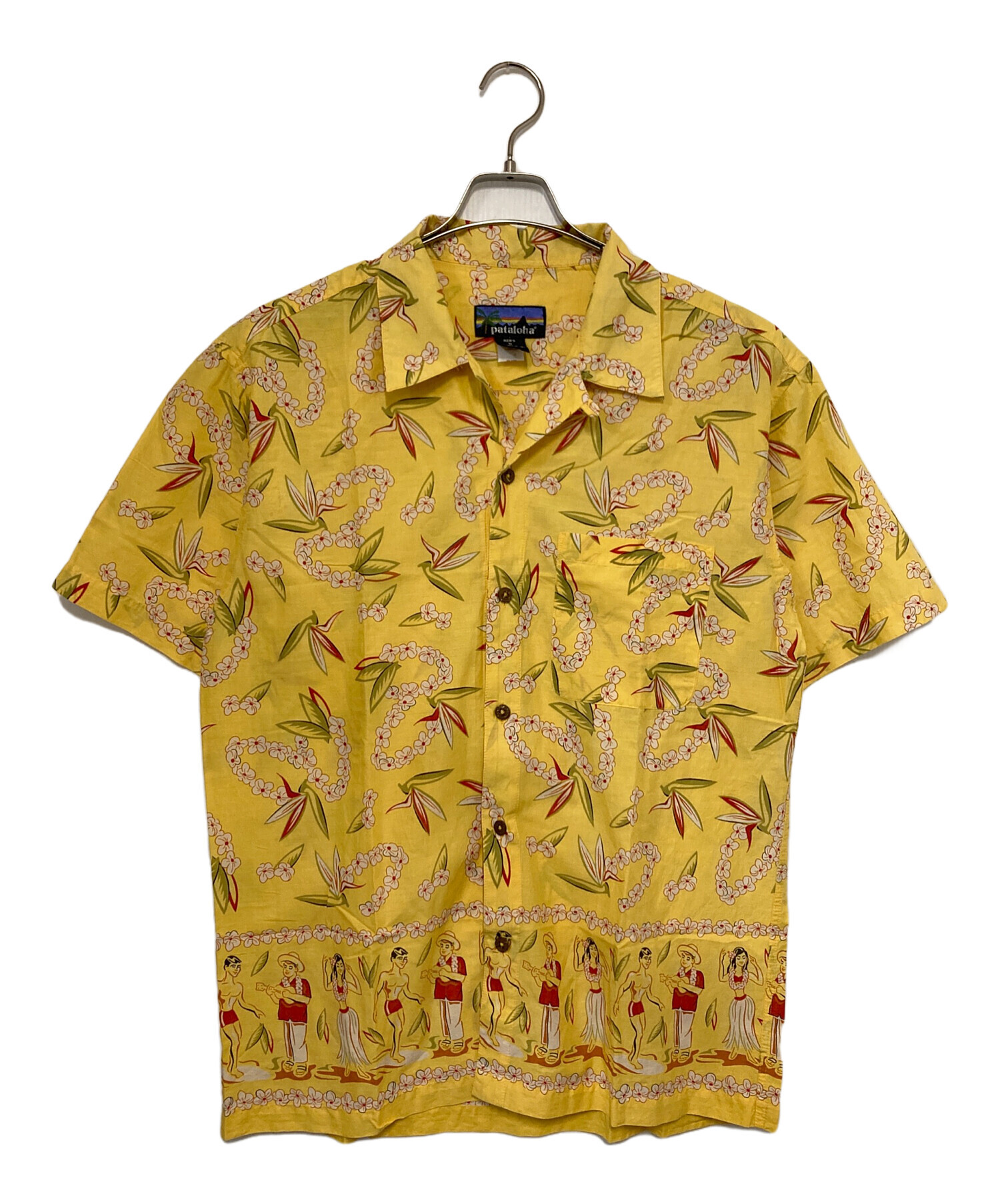 中古・古着通販】pataloha (パタロハ) アロハシャツ イエロー サイズ:M 