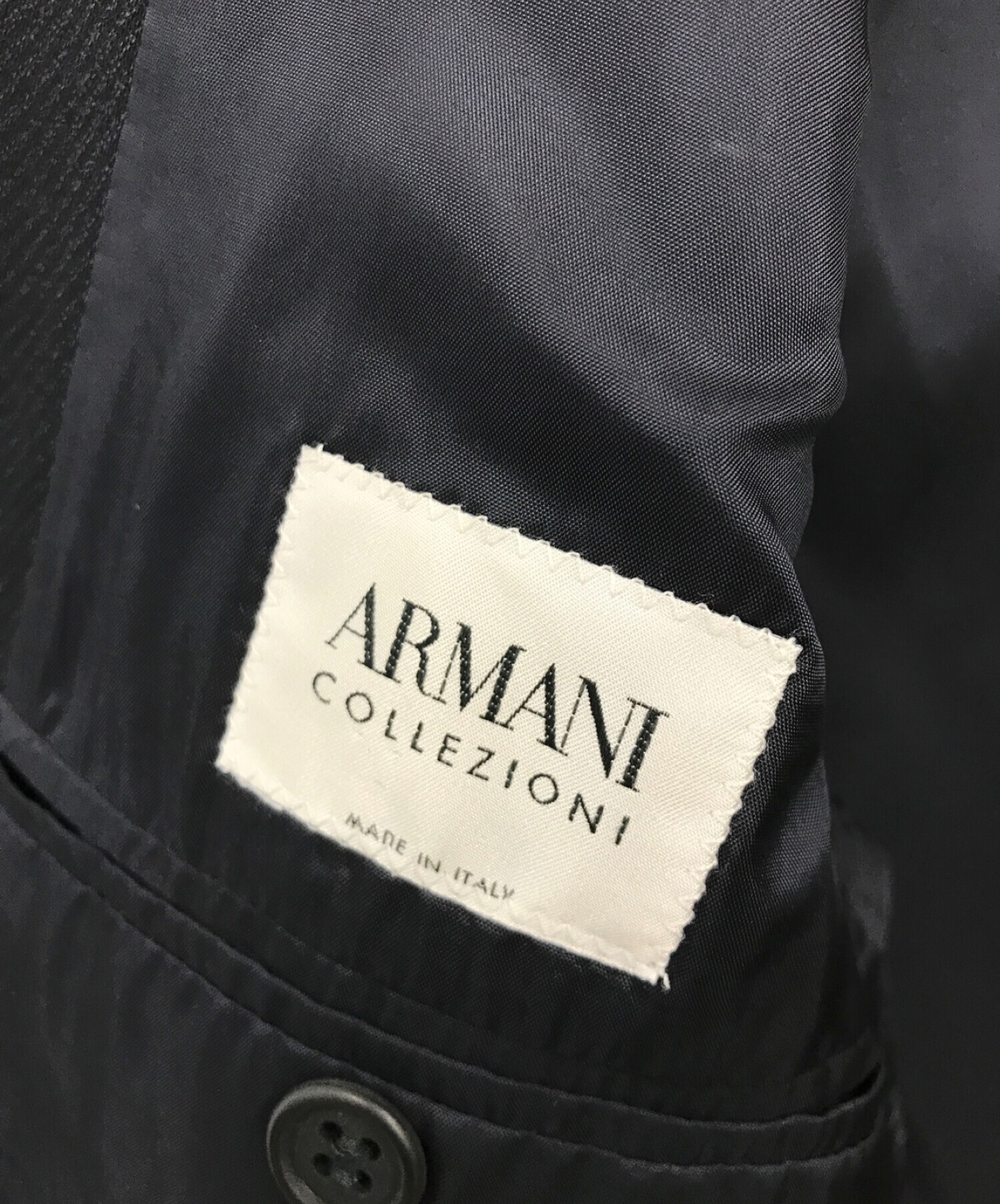 ARMANI COLLEZIONI (アルマーニ コレツィオーニ) セットアップスーツ ブラック サイズ:44