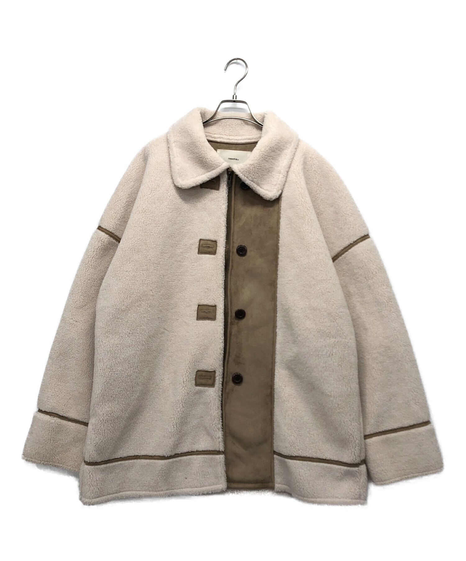 中古・古着通販】TODAYFUL (トゥデイフル) ボアジャケット ベージュ 