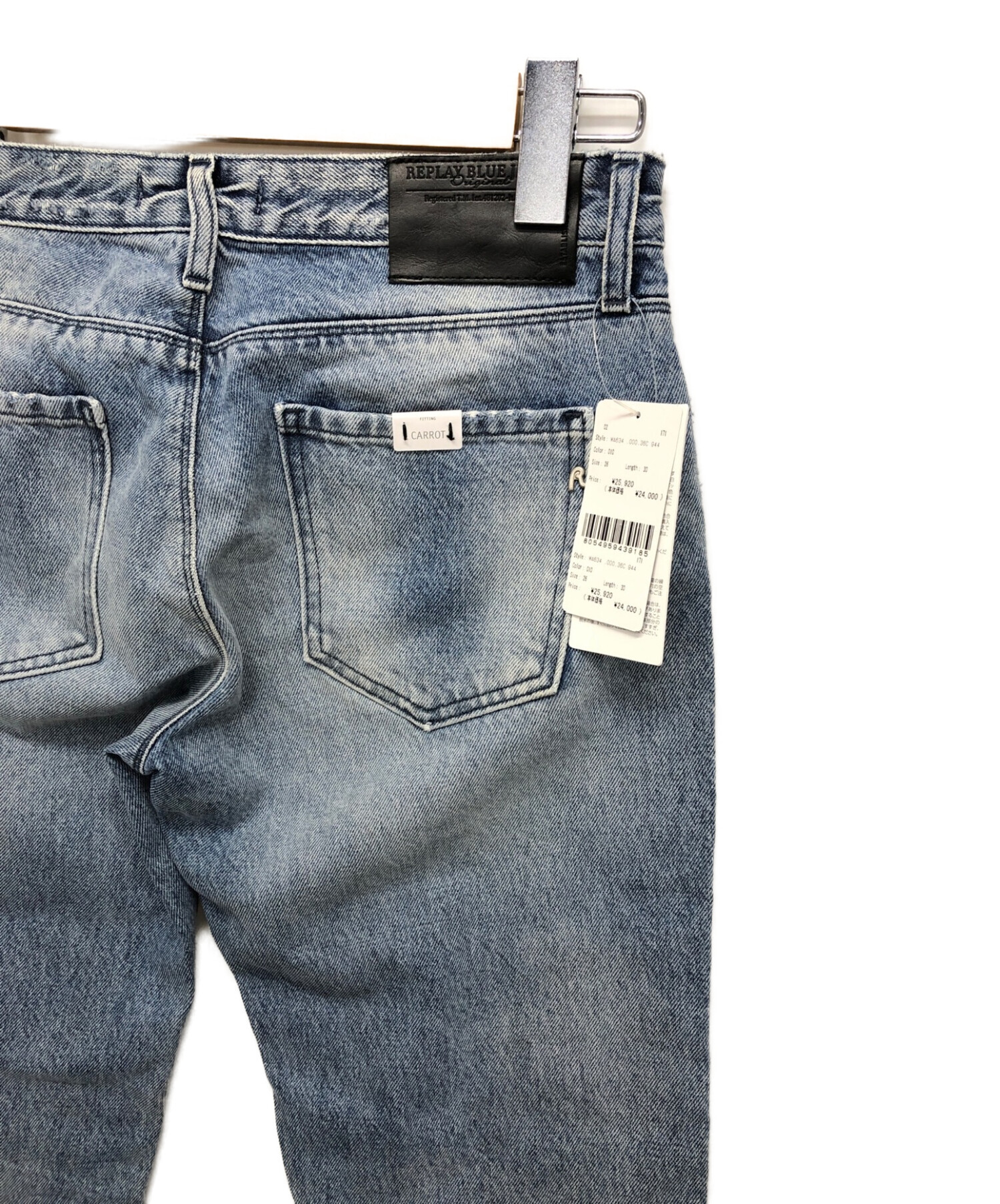 リプレイ レディース デニムパンツ ボトムス Jeans Blue 開店祝い - パンツ