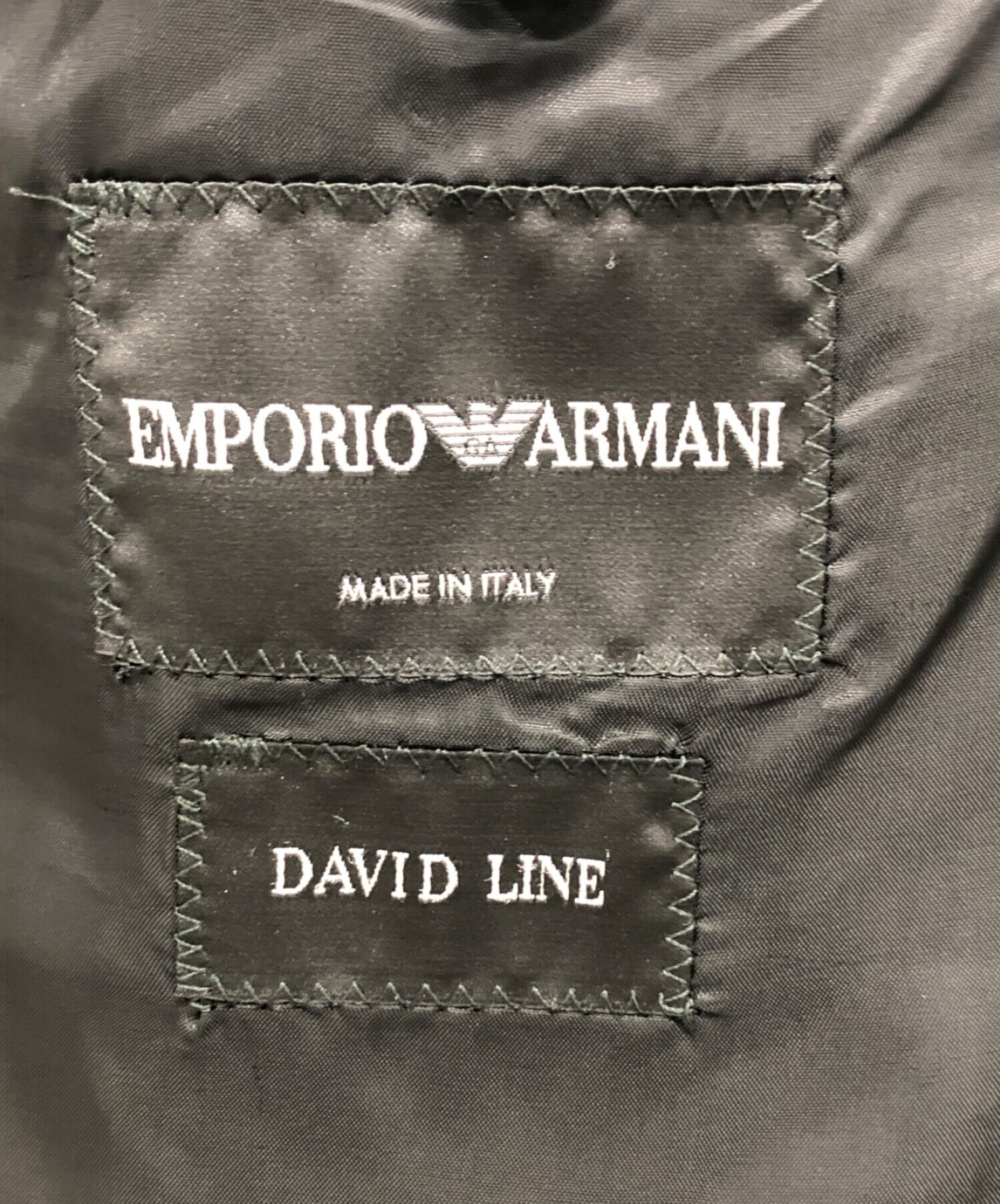 EMPORIO ARMANI エンポリオアルマーニ テーラードジャケット ブラック サイズ: