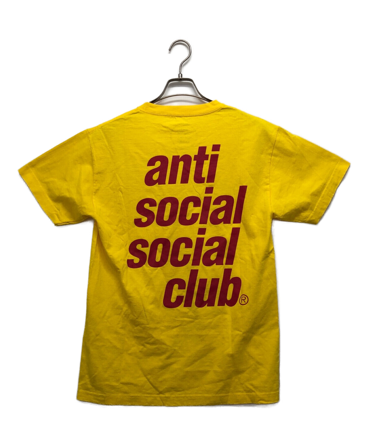 anti social social CLUB (アンチソーシャルソーシャルクラブ) Tシャツ イエロー サイズ:M