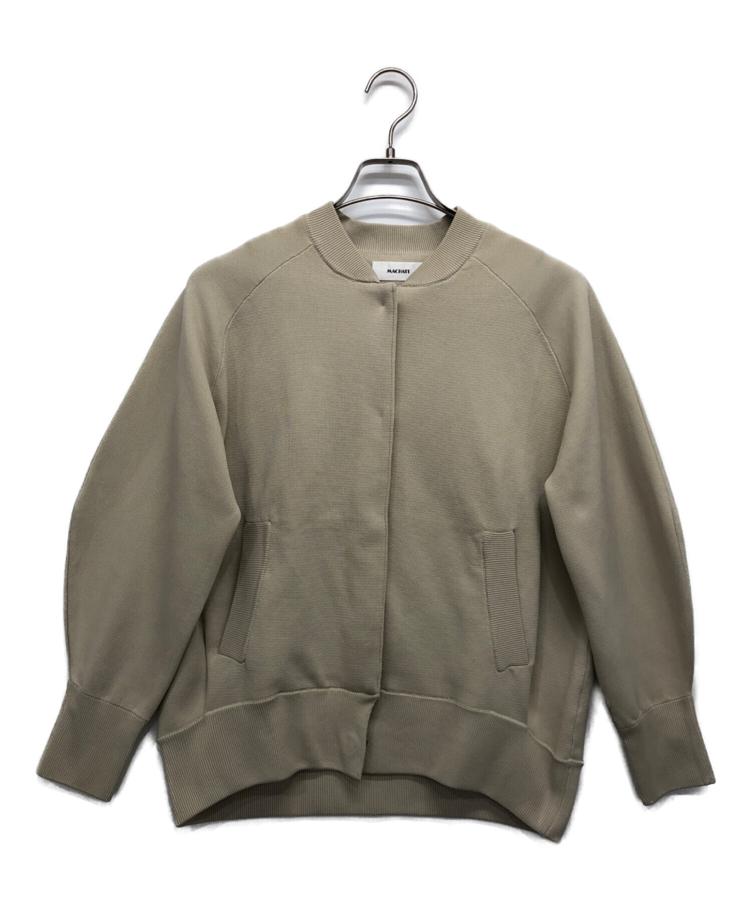 中古・古着通販】machatt (マチャット) ブルゾン ベージュ サイズ 