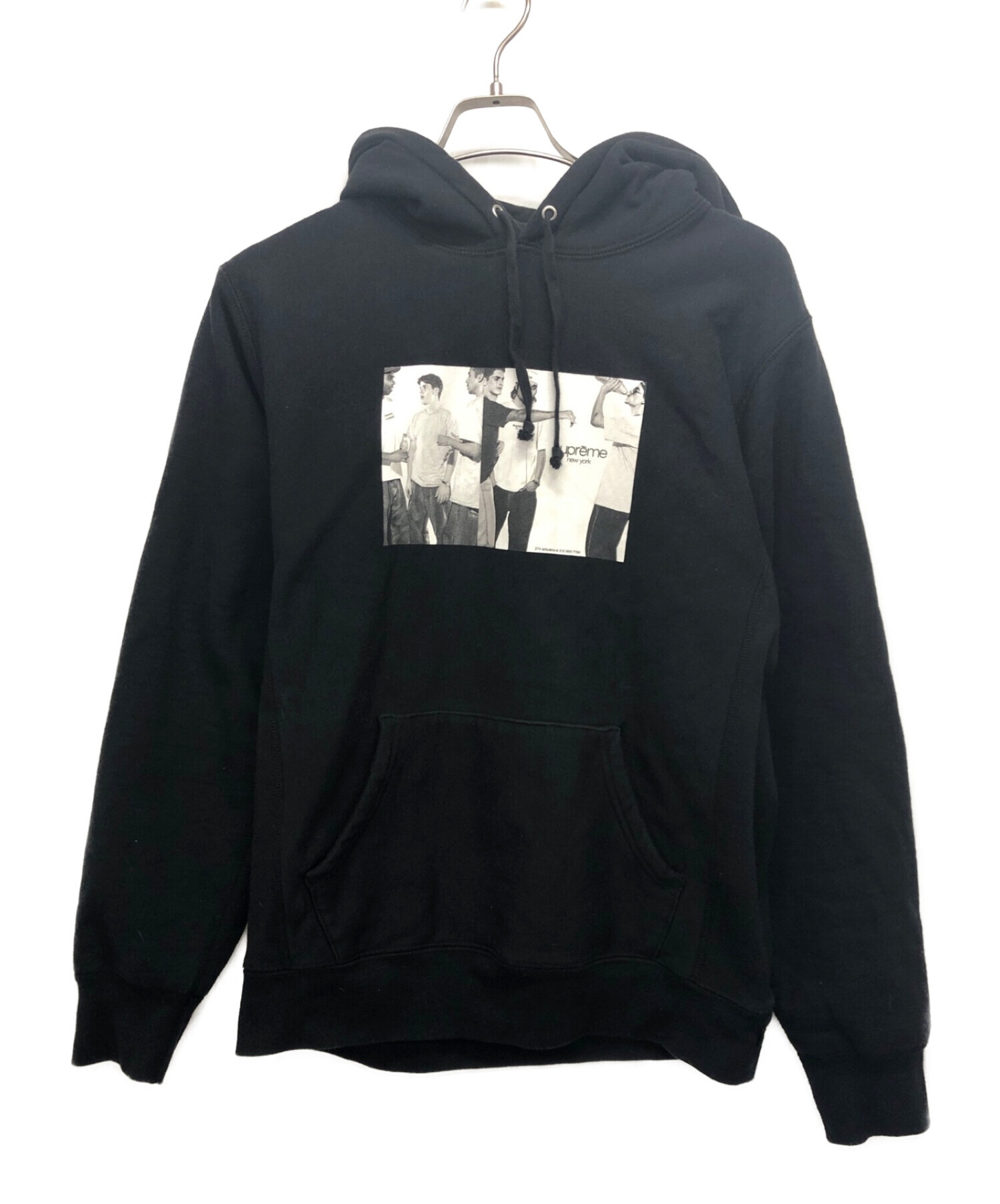 SUPREME (シュプリーム) Classic Ad Hooded Sweatshirt ブラック サイズ:-