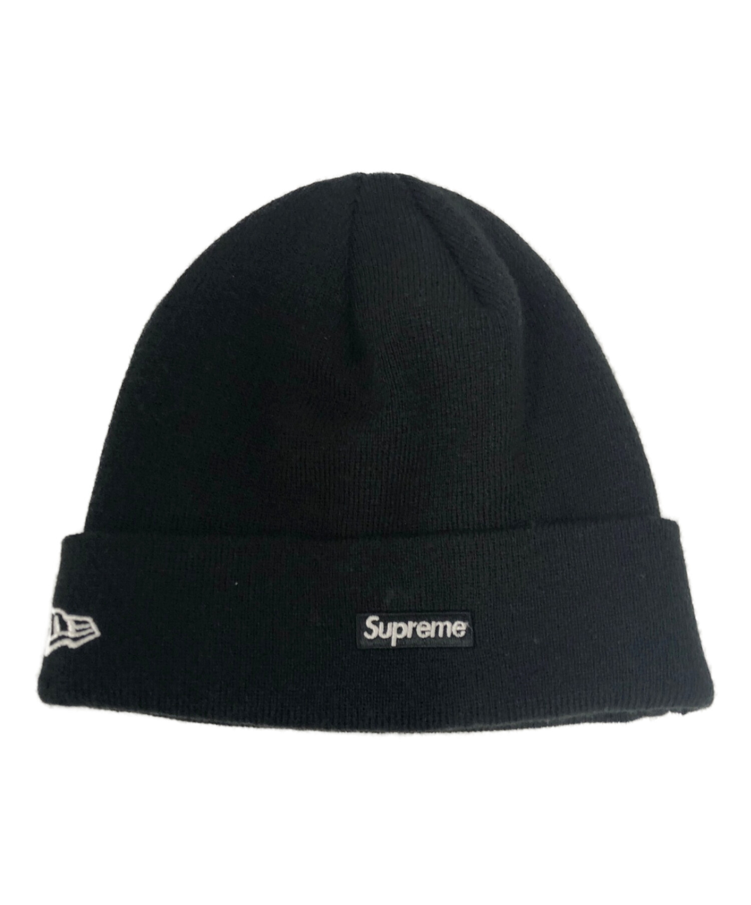 Supreme (シュプリーム) New Era (ニューエラ) ニット帽 ブラック