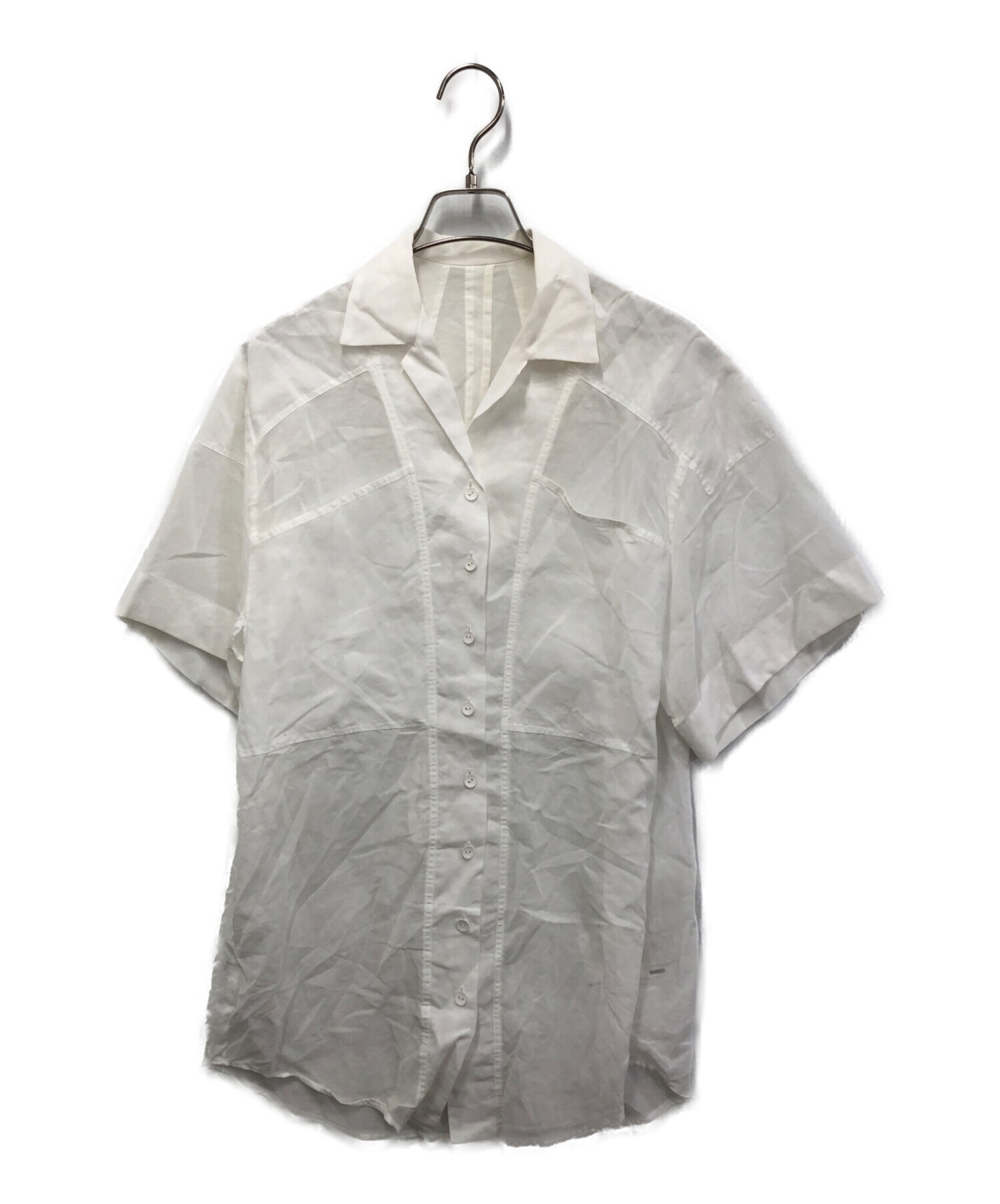 中古・古着通販】IRENE (アイレネ) Cotton Boil Shirt ホワイト サイズ 