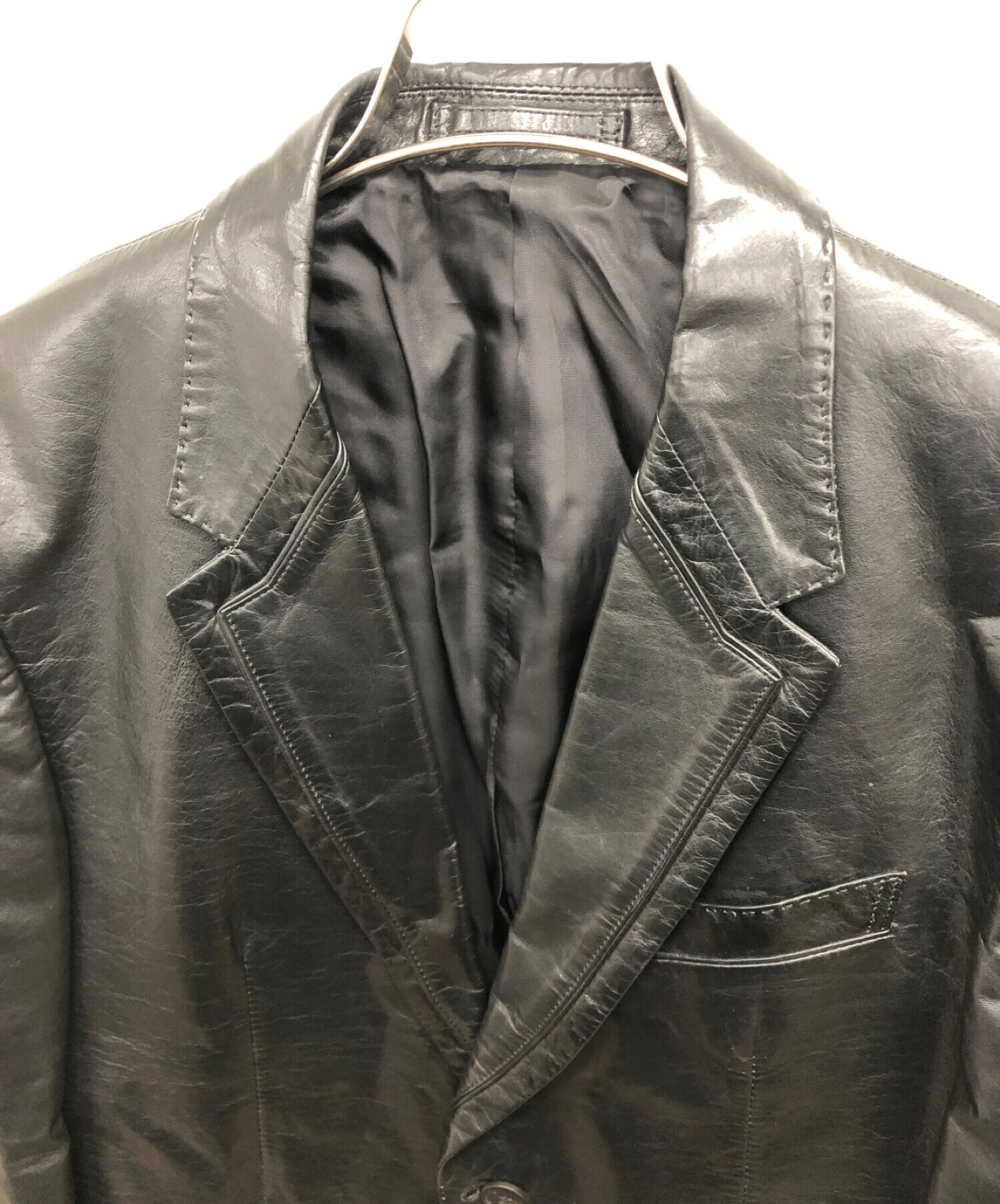 Paul Smith COLLECTION (ポールスミス コレクション) レザージャケット ブラック サイズ:XL