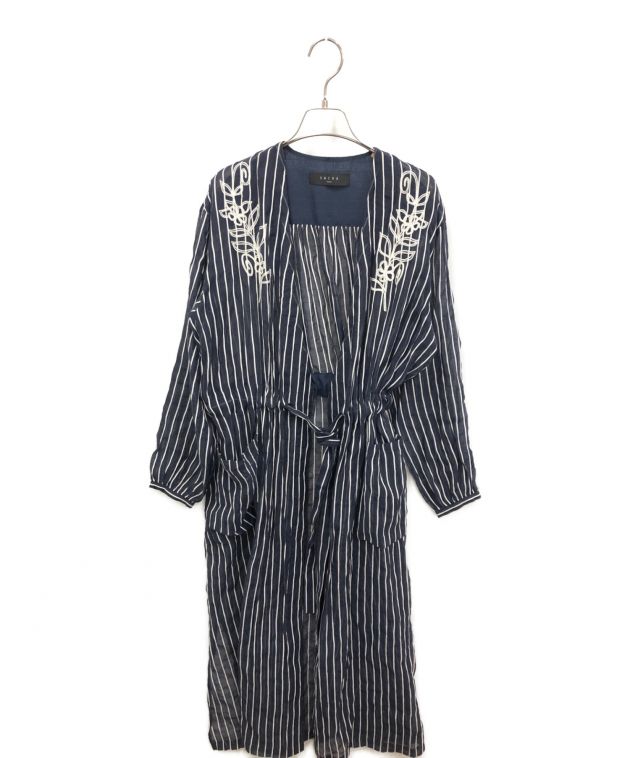 中古・古着通販】SACRA (サクラ) ワンピース ネイビー サイズ:38 