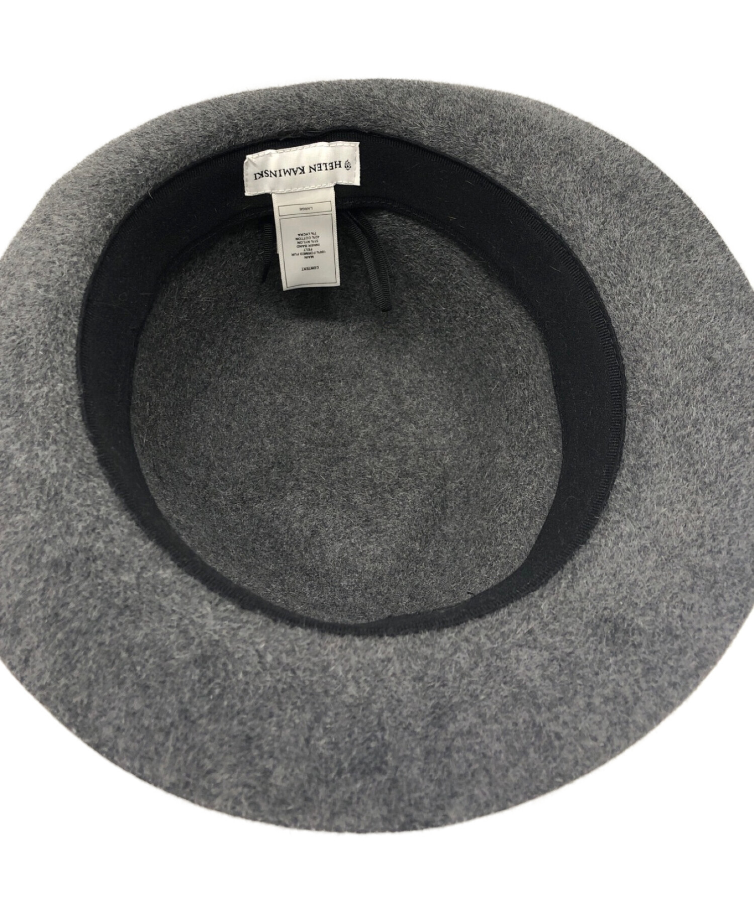 HELEN KAMINSKI グレー フェルトハット HELEN KAMINSKI グレー フェルトハット ヘレンカミンスキー HELEN