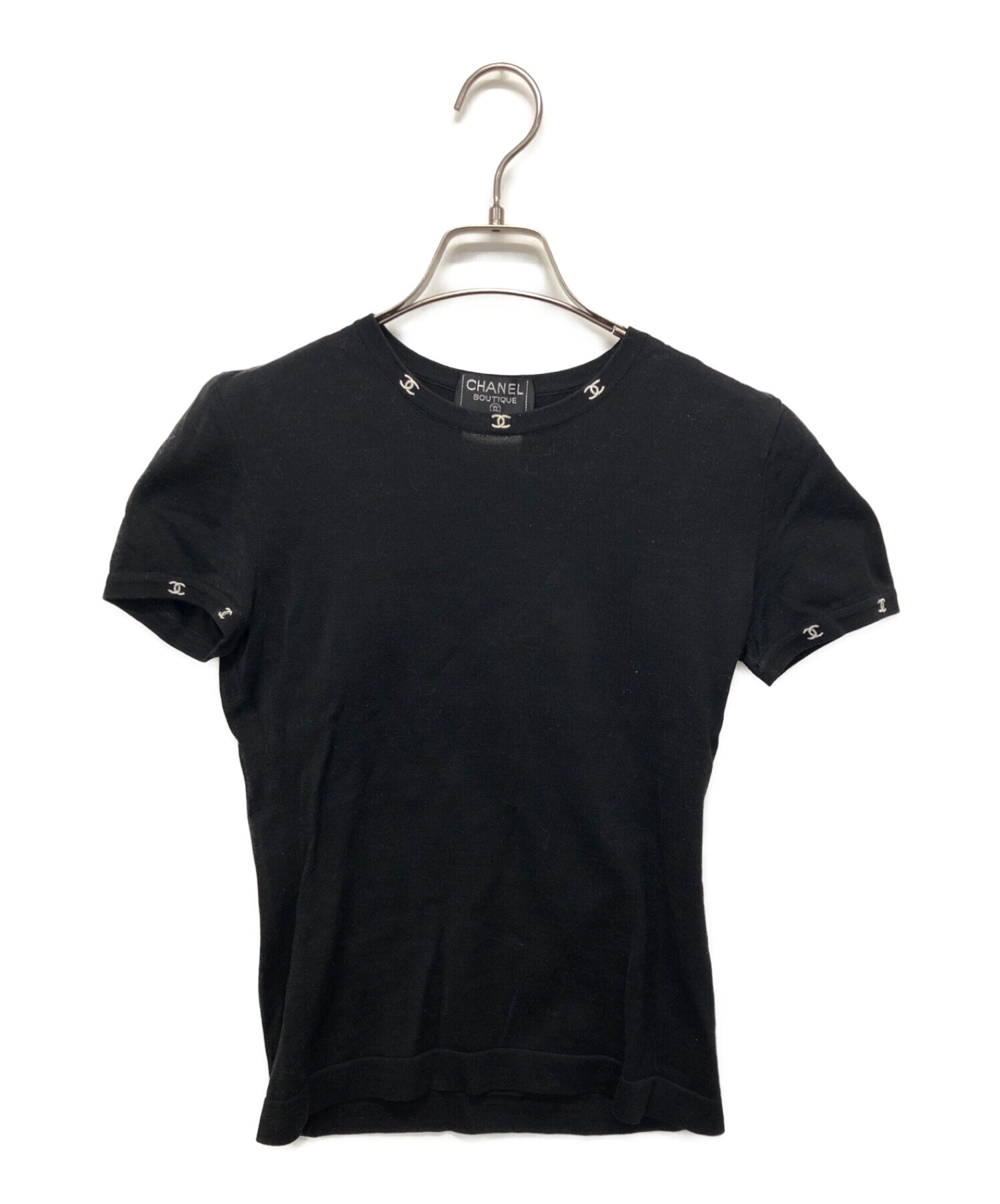 CHANEL (シャネル) ココマークtシャツ ブラック サイズ:36