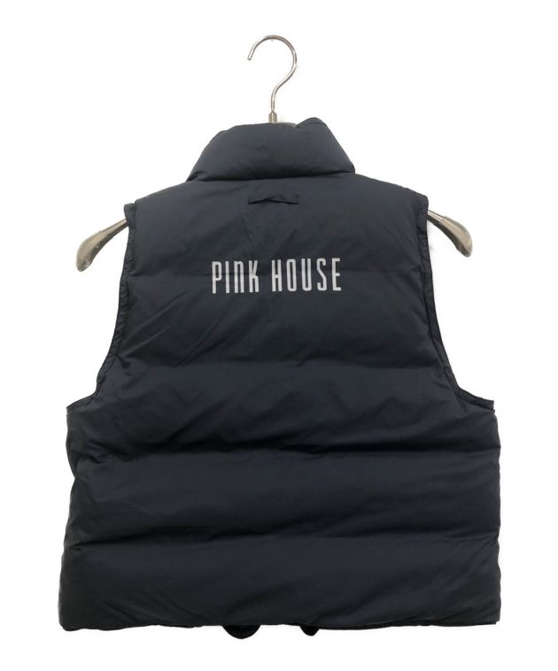 中古・古着通販】PINK HOUSE (ピンクハウス) ダウンベスト ネイビー 