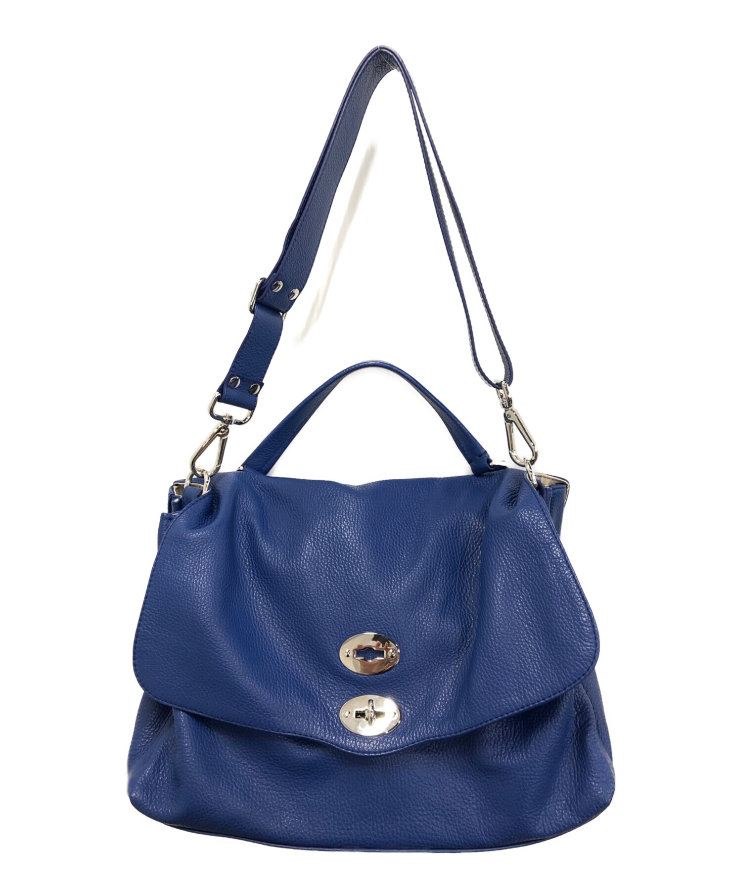 良品 3662 ZANELLATO ザネラート 2wayショルダーバッグ ブルー