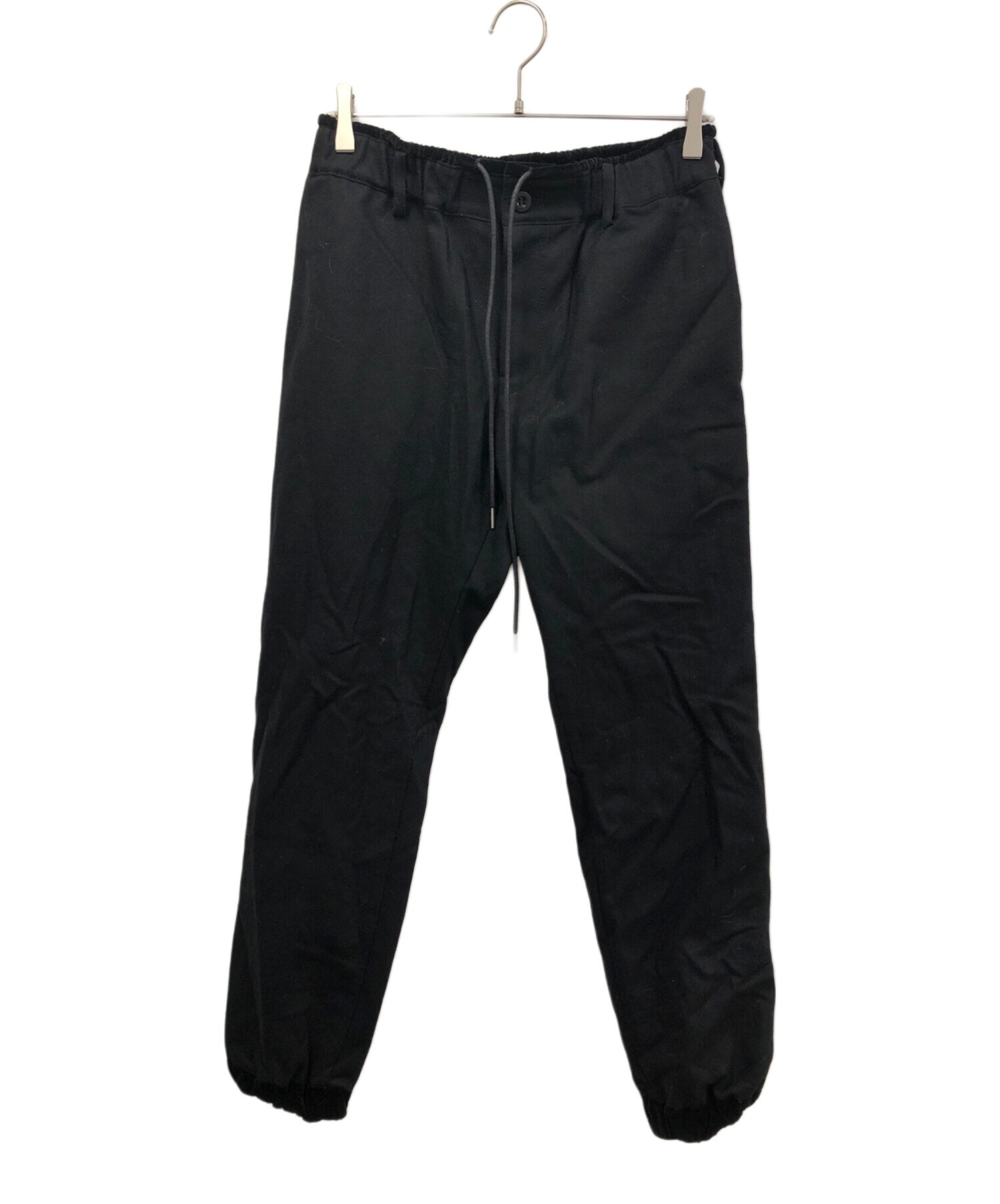 中古・古着通販】sacai (サカイ) Wool Melton Easy Pants ブラック 