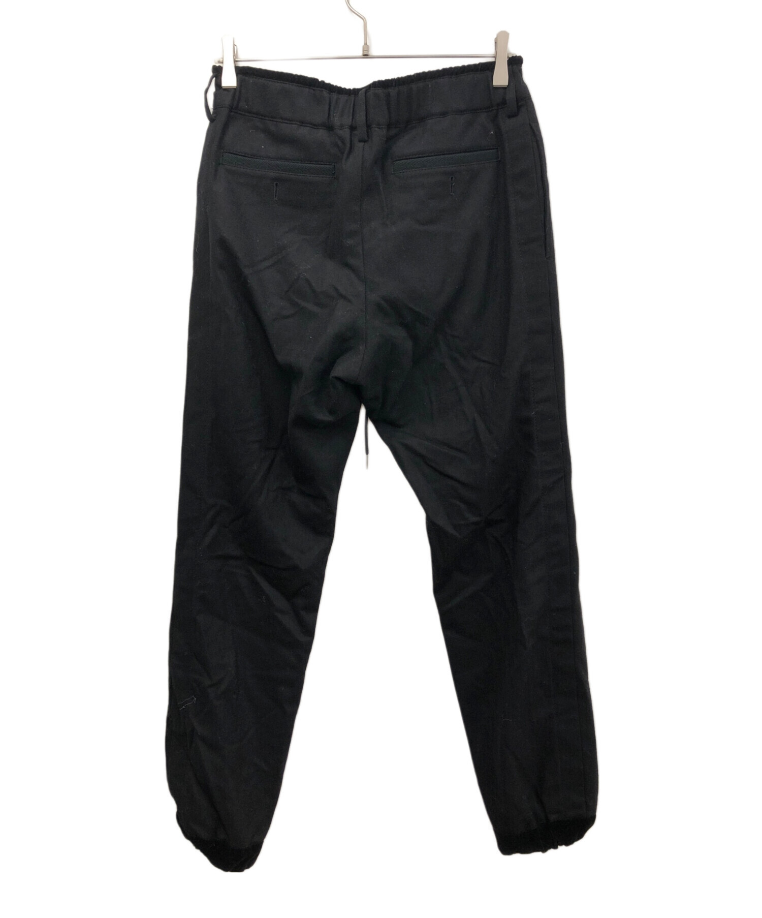 sacai 24aw 悪 Melton Wool Pants サイズ1 ブラック