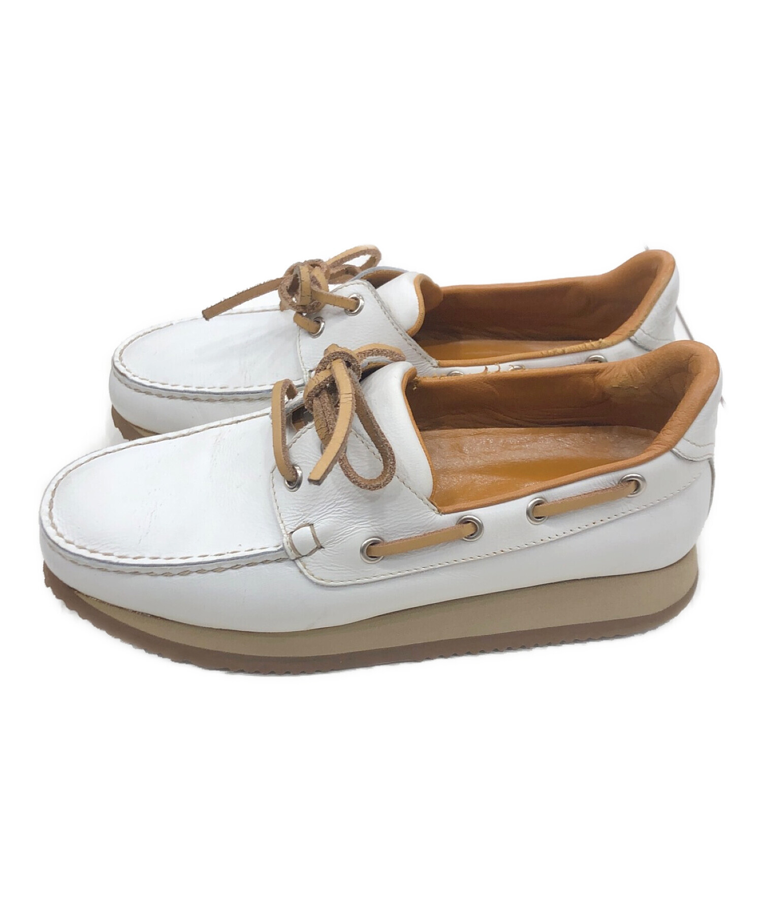 HERMES エルメス デッキシューズ タッセル エスパドリーユ ネイビー 41 HERMES エルメス デッキシューズ タッセル エスパドリーユ