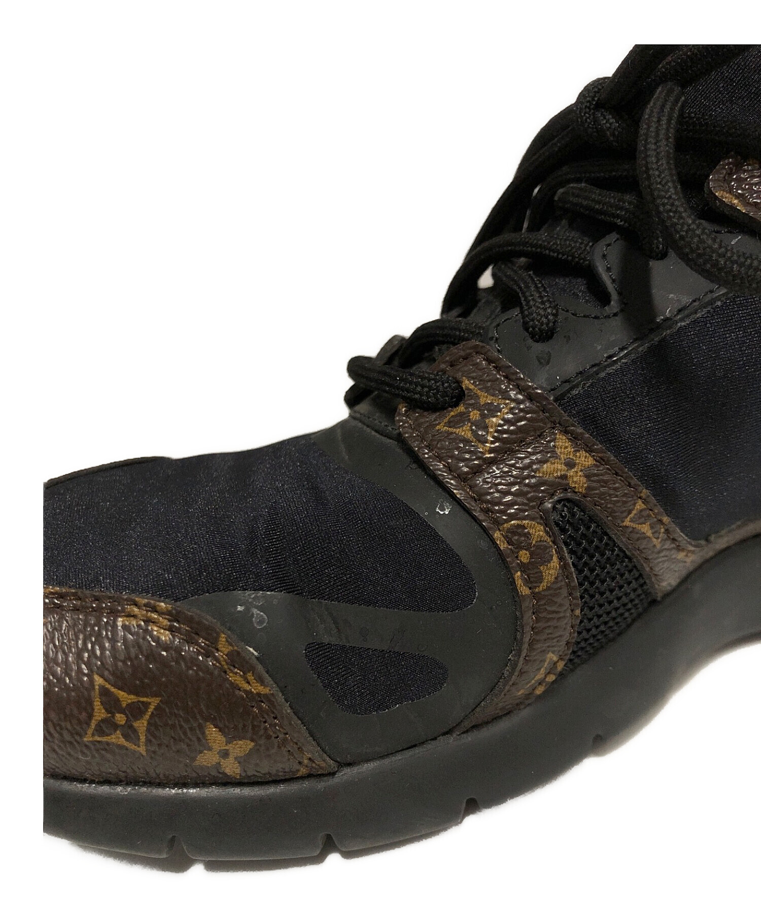 ルイ・ヴィトン スニーカー ブラック/ブラウン（LOUIS VUITTON(ルイ  