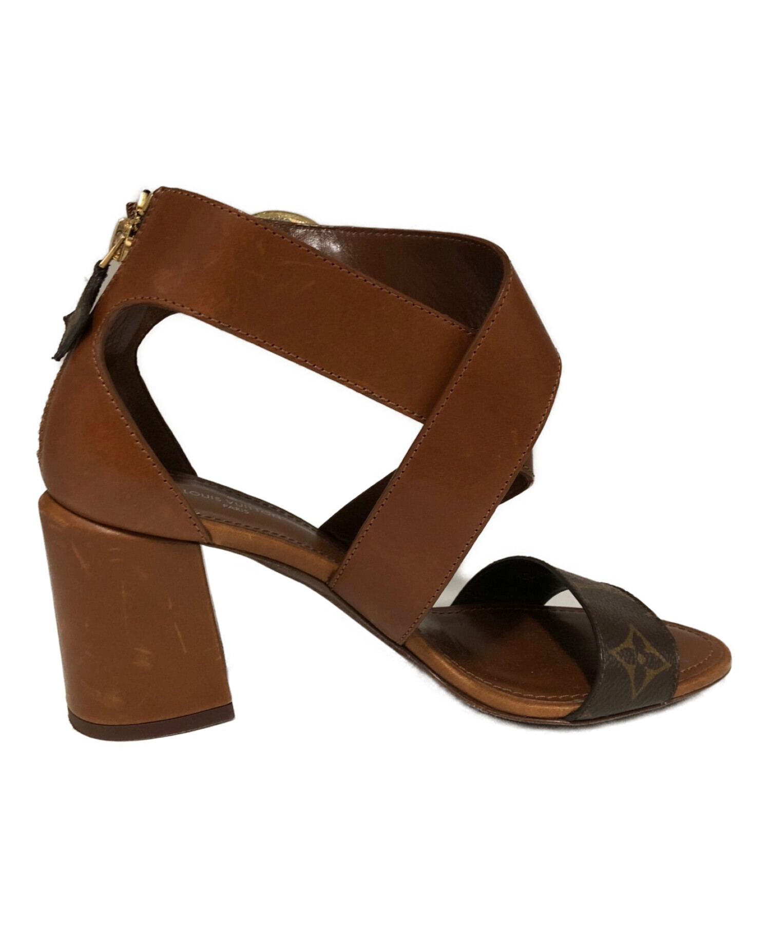 LOULS VUITTON ルイヴィトン　サンダル　36 Louis Vuitton サンダル 36 ブラウン