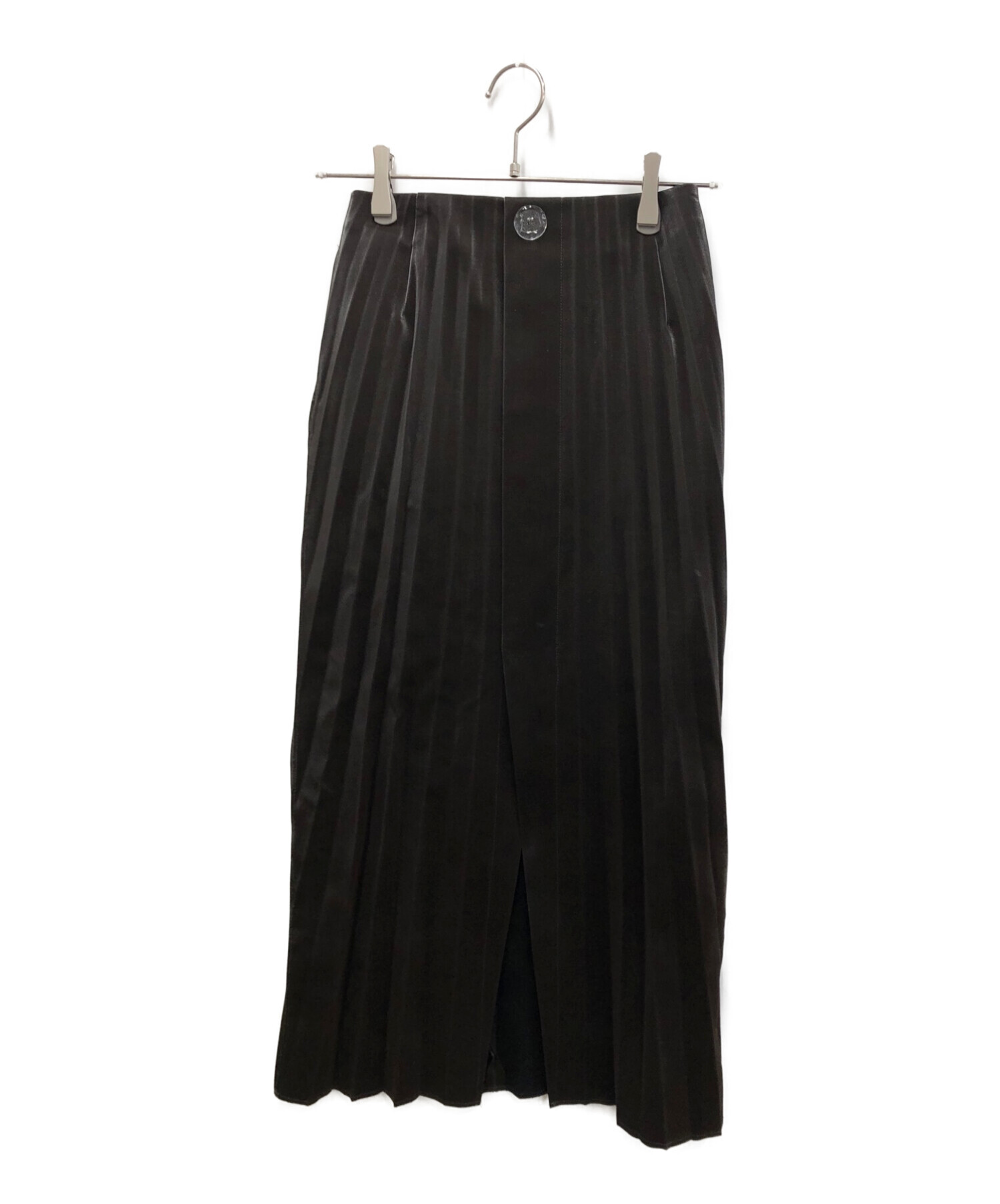 中古・古着通販】IRENE (アイレネ) エコレザープリーツスカート  