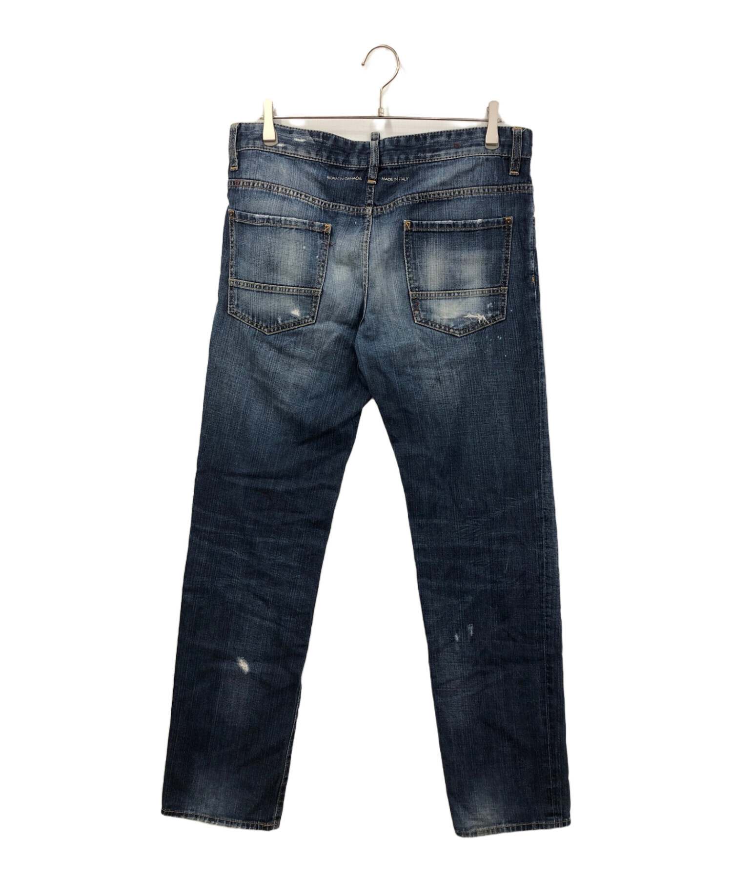 中古・古着通販】DSQUARED2 (ディースクエアード) クラッシュデニム 