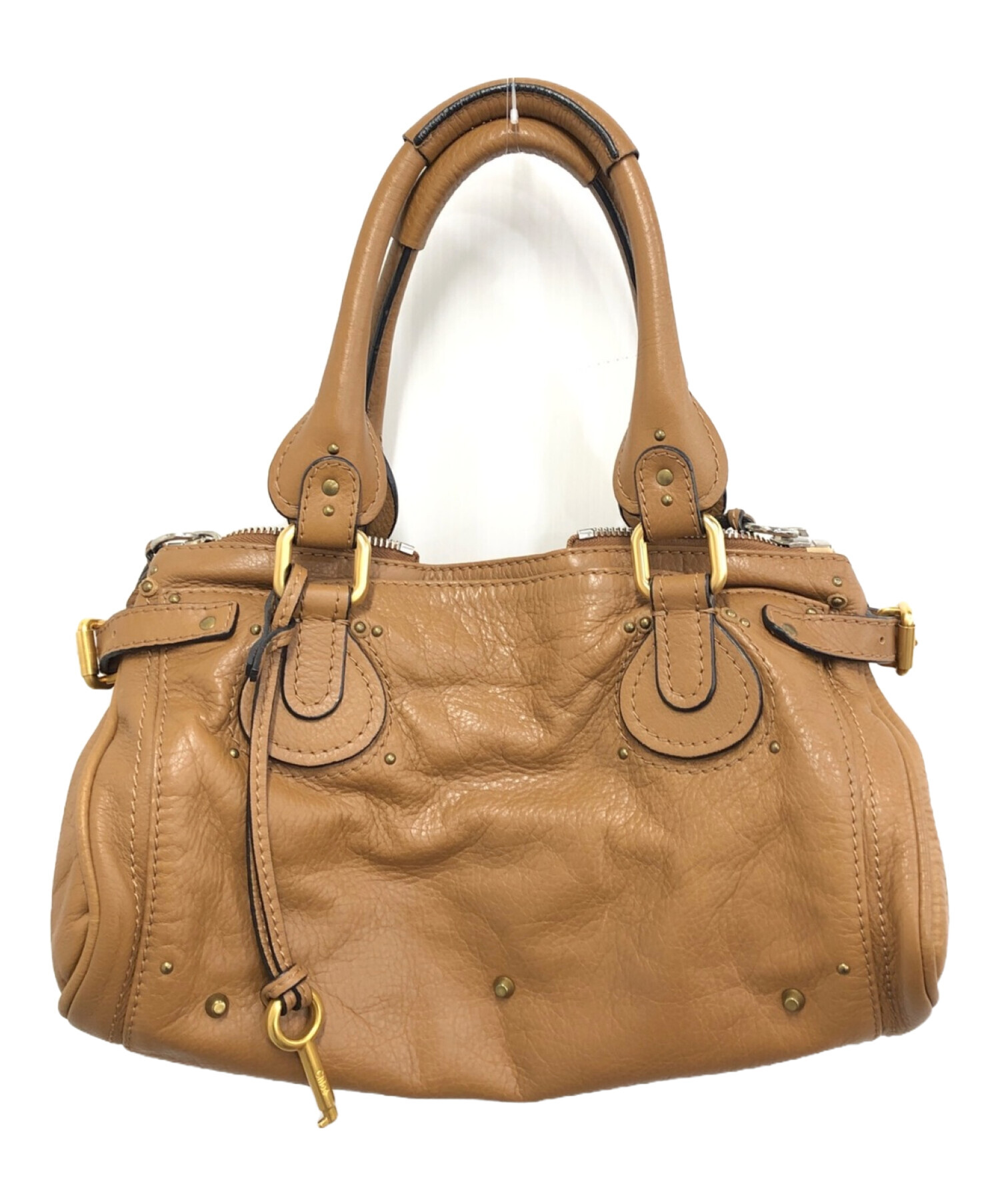美品】Chloé クロエ パディントン ミニ レザーハンドバッグ