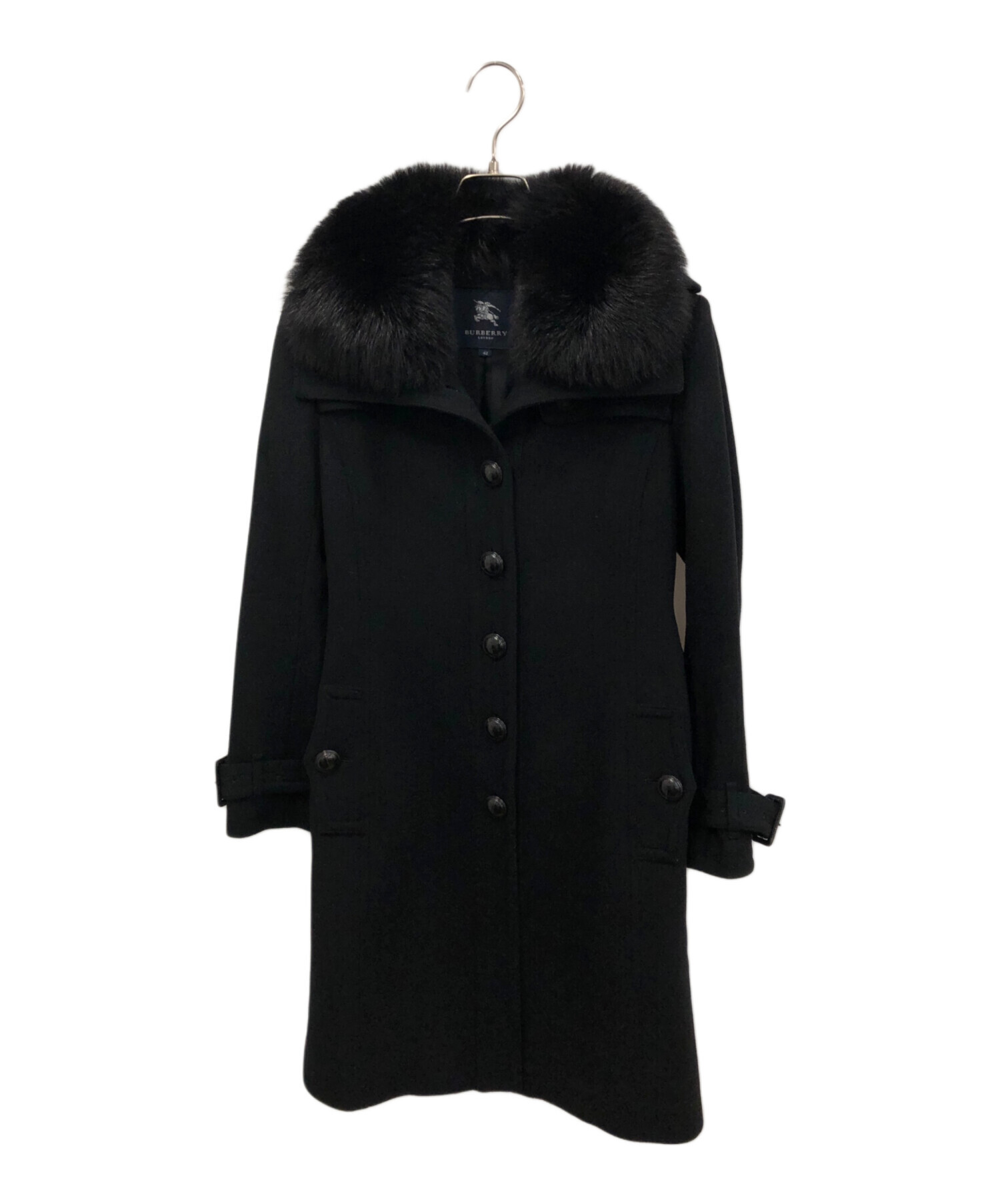 BURBERRY バーバリー ロングコート ウール100％ 黒 Mサイズ burberry/バーバリー通販 | ロング ウォータールー ヘリテージ