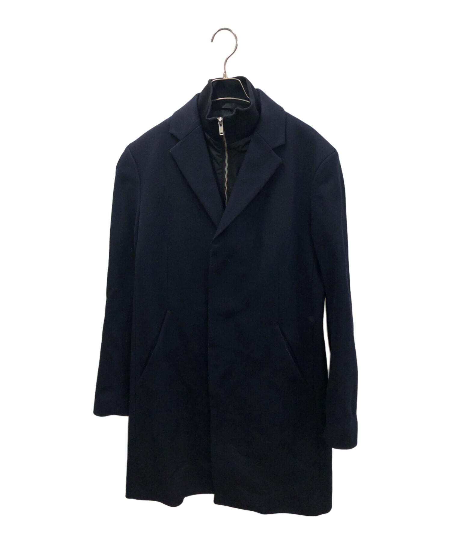 中古・古着通販】theory (セオリー) レイヤードチェスターコート  