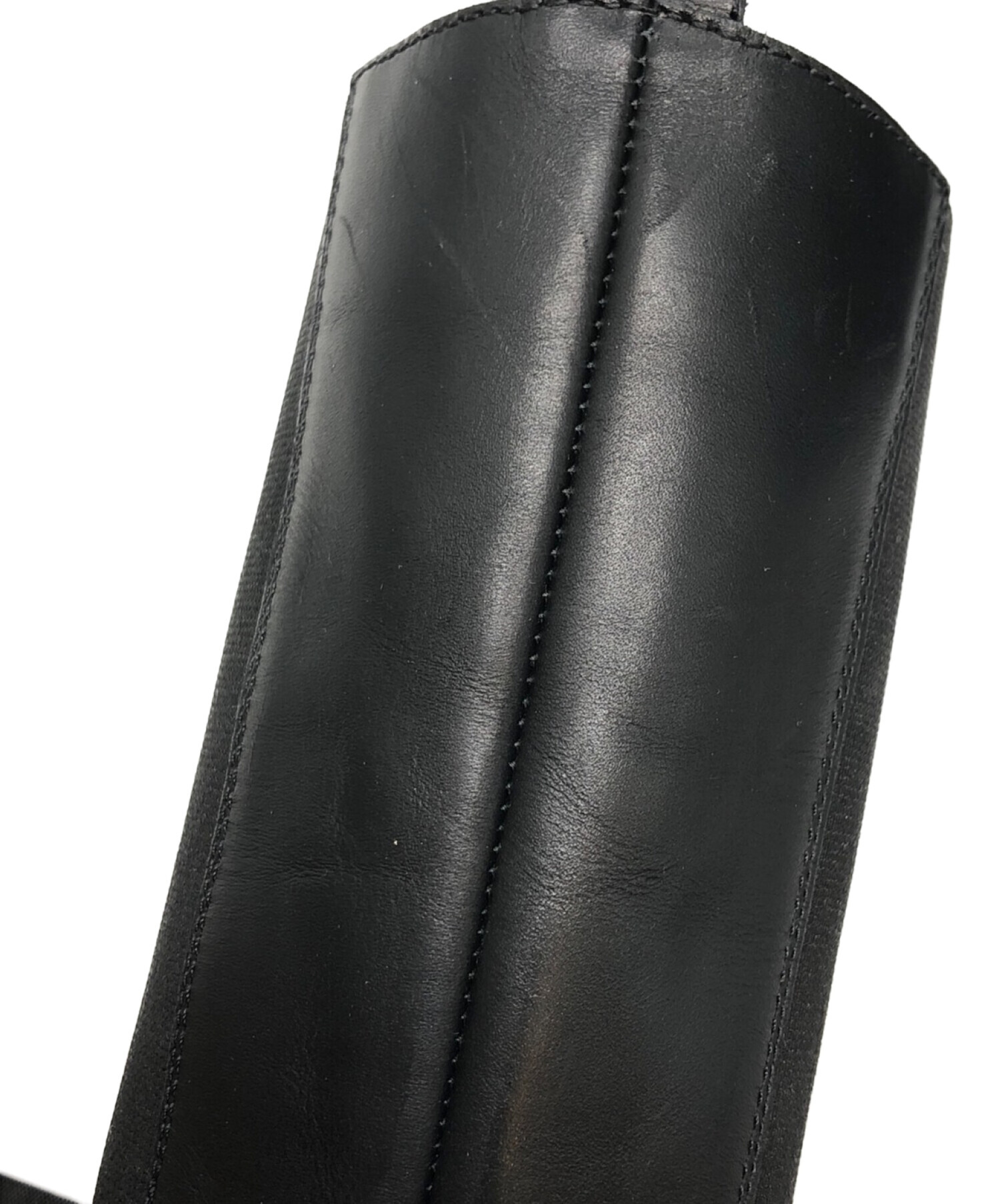 sergio rossi (セルジオロッシ) チャンキーソールサイドゴアブーツ ブラック サイズ:39