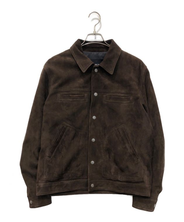 中古・古着通販】COACH (コーチ) スエードジャケット ブラウン サイズ 