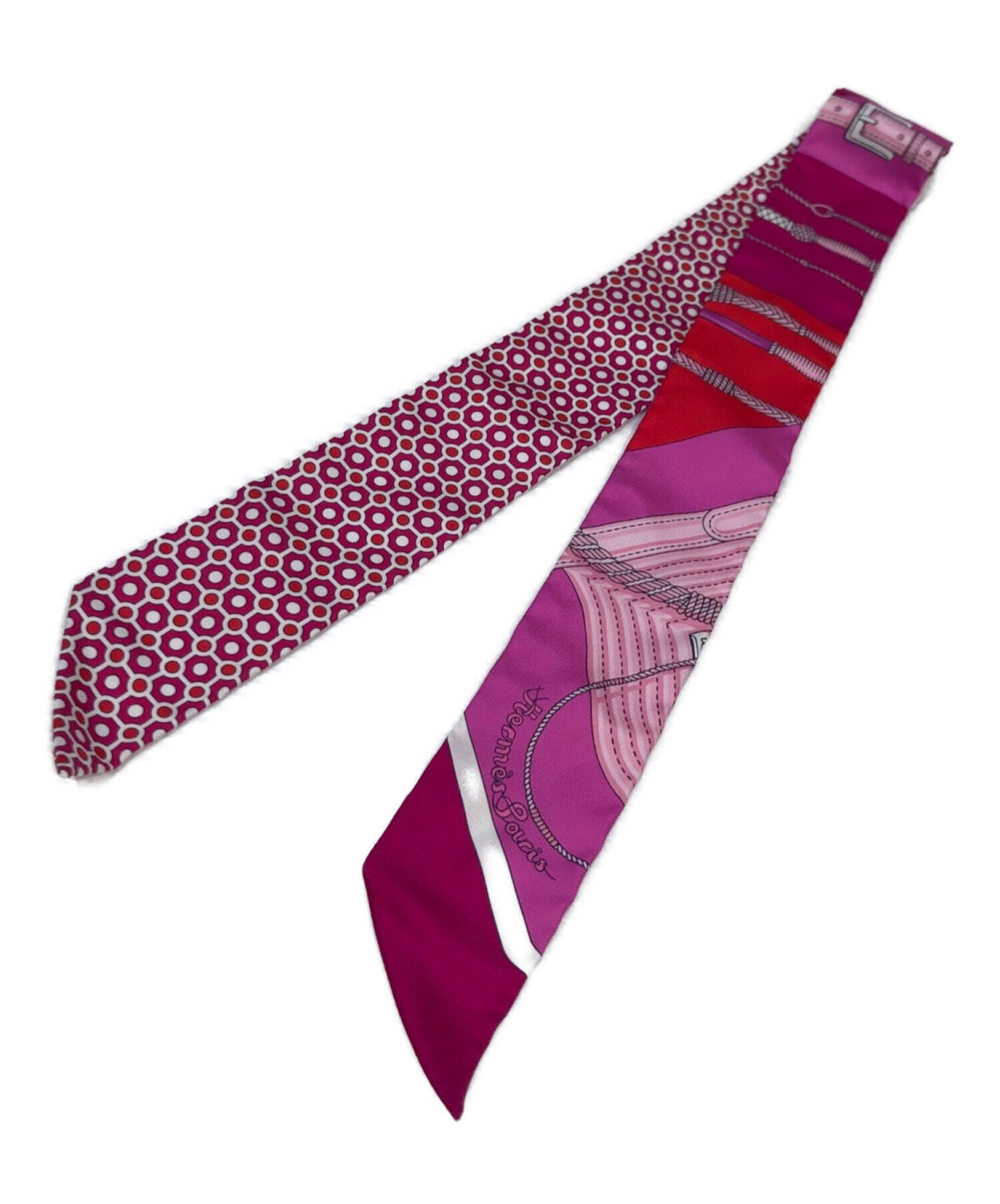 ファッション小物エルメススカーフ、ピンク