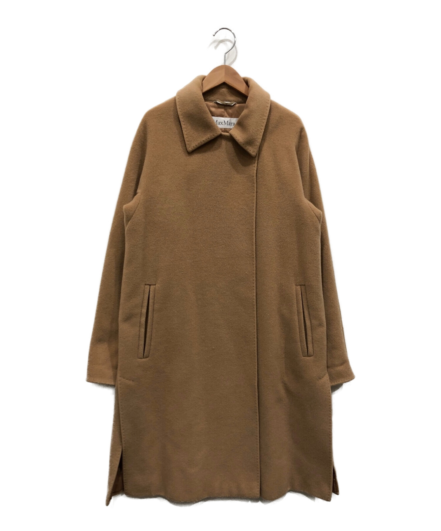 中古・古着通販】MaxMara (マックスマーラ) カシミヤ混ウールコート 