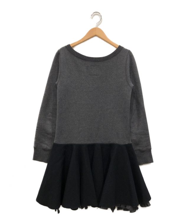 中古・古着通販】sacai (サカイ) ドッキングスウェットワンピース 