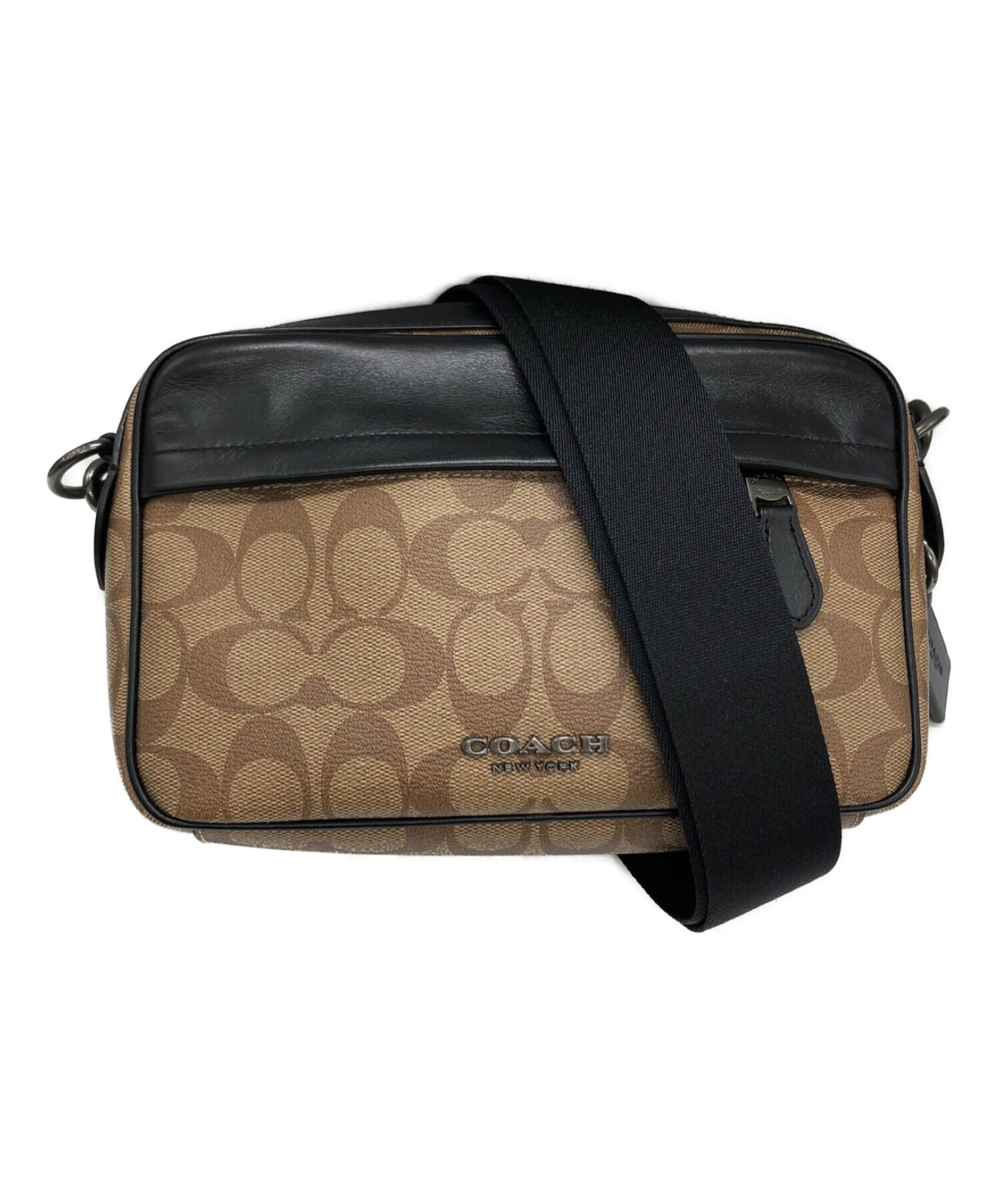 中古・古着通販】COACH (コーチ) ショルダーバッグ ベージュ｜ブランド 