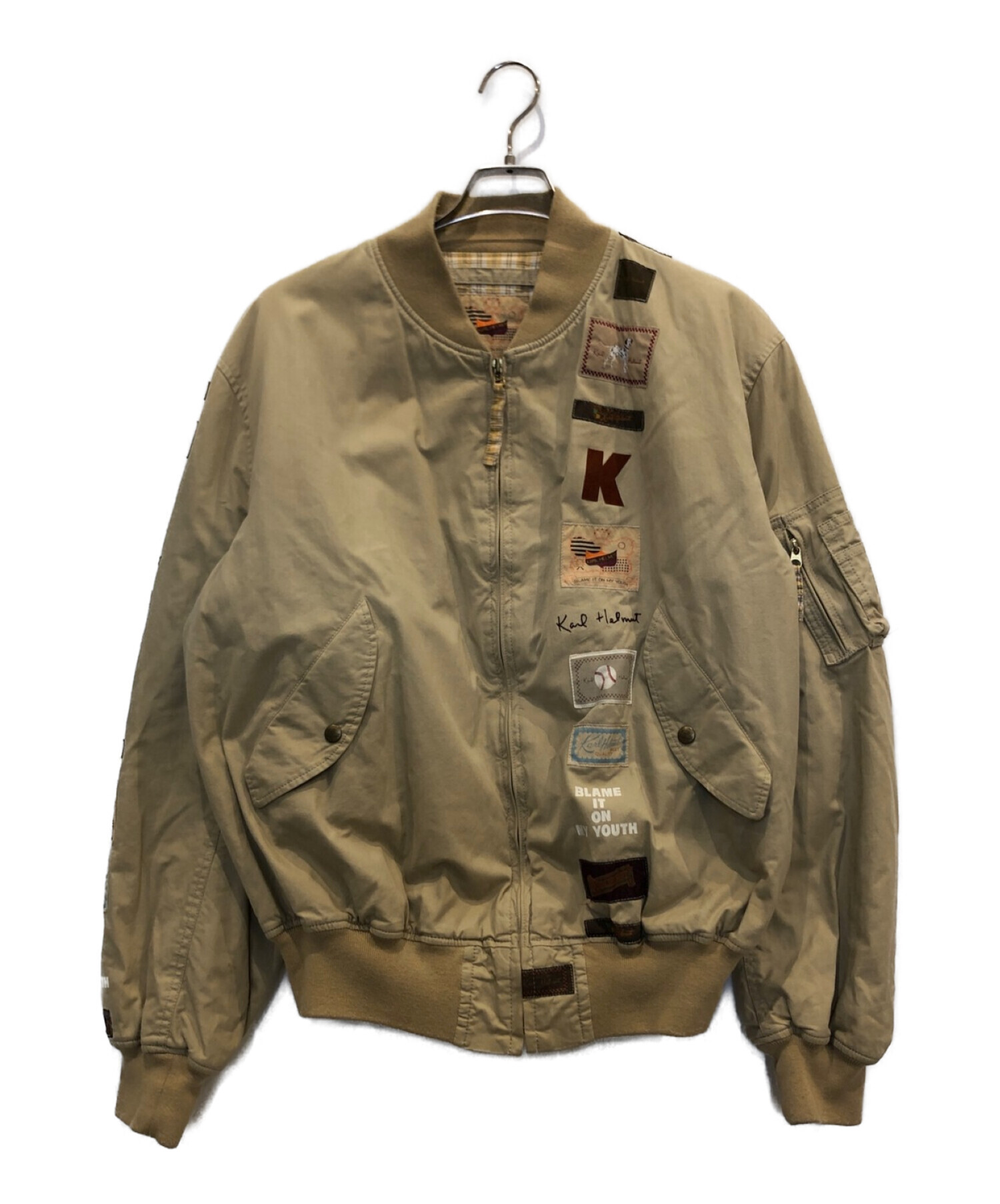 カールヘルム Karl Helmut コーチジャケット ブルゾン プリント 
