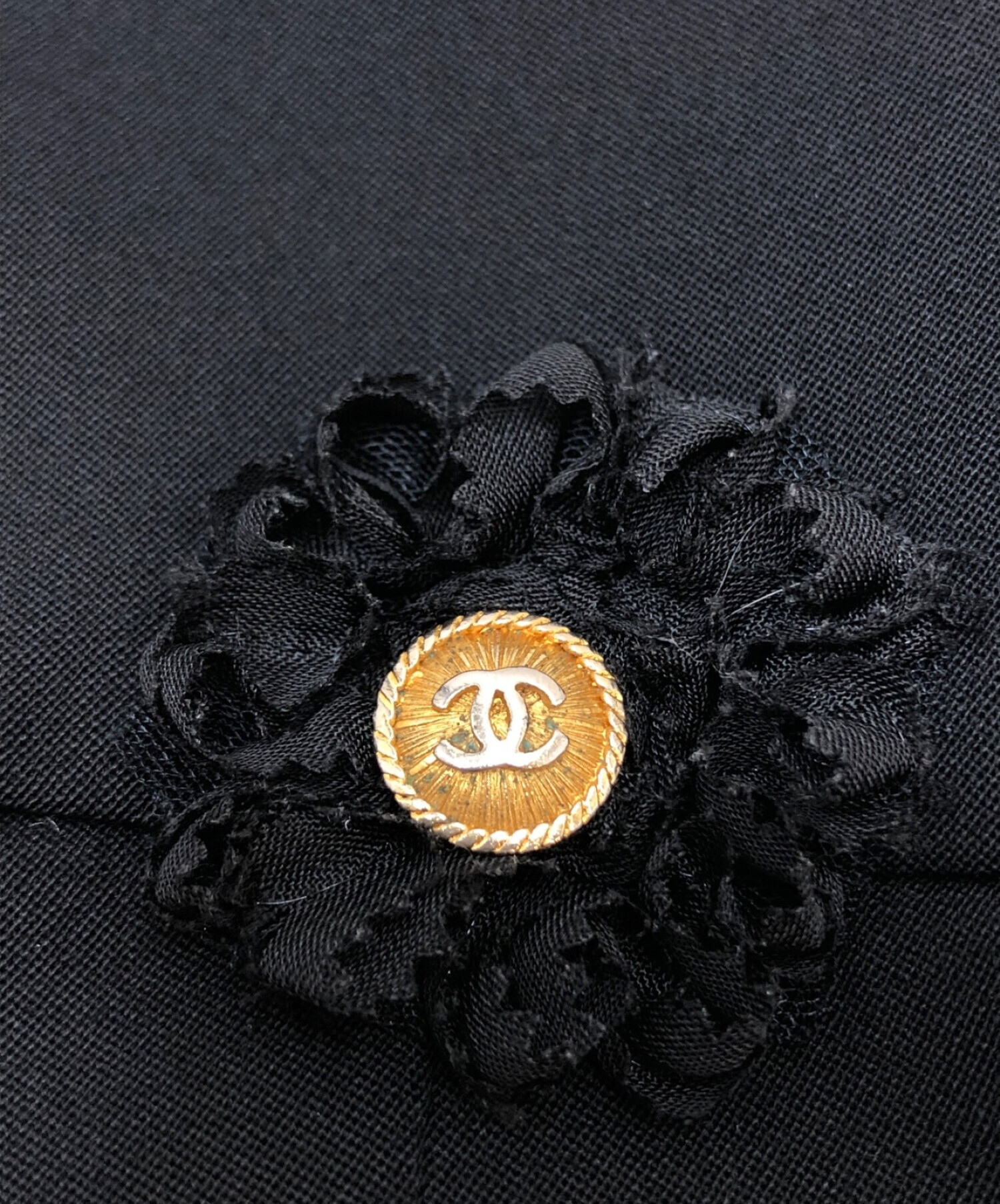 中古・古着通販】CHANEL (シャネル) カメリアココマークボタンスカート  