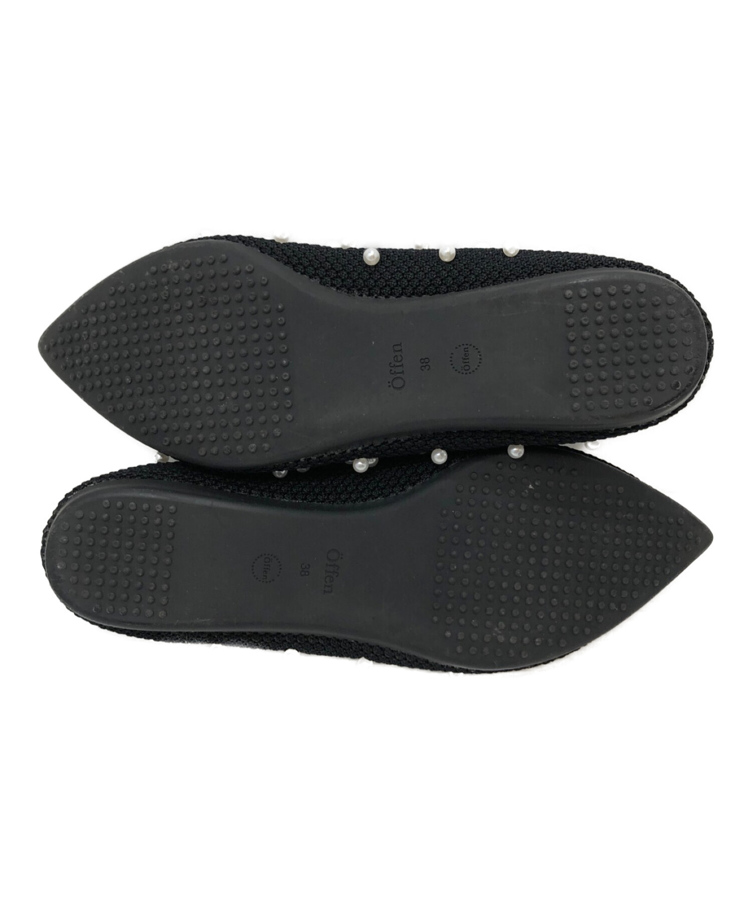 中古・古着通販】offen (オッフェン) スカラップパールパンプス 