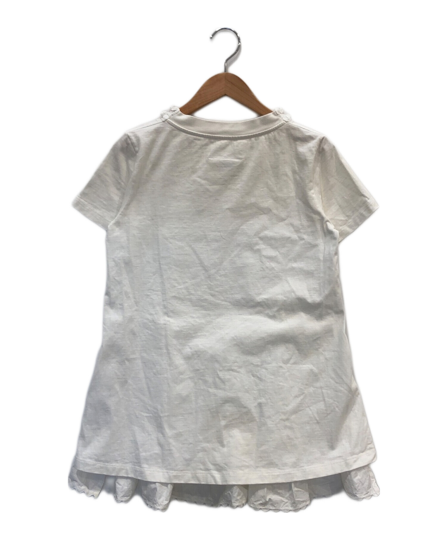 MM6 Maison Margiela フリルティアードカットソー ファッション