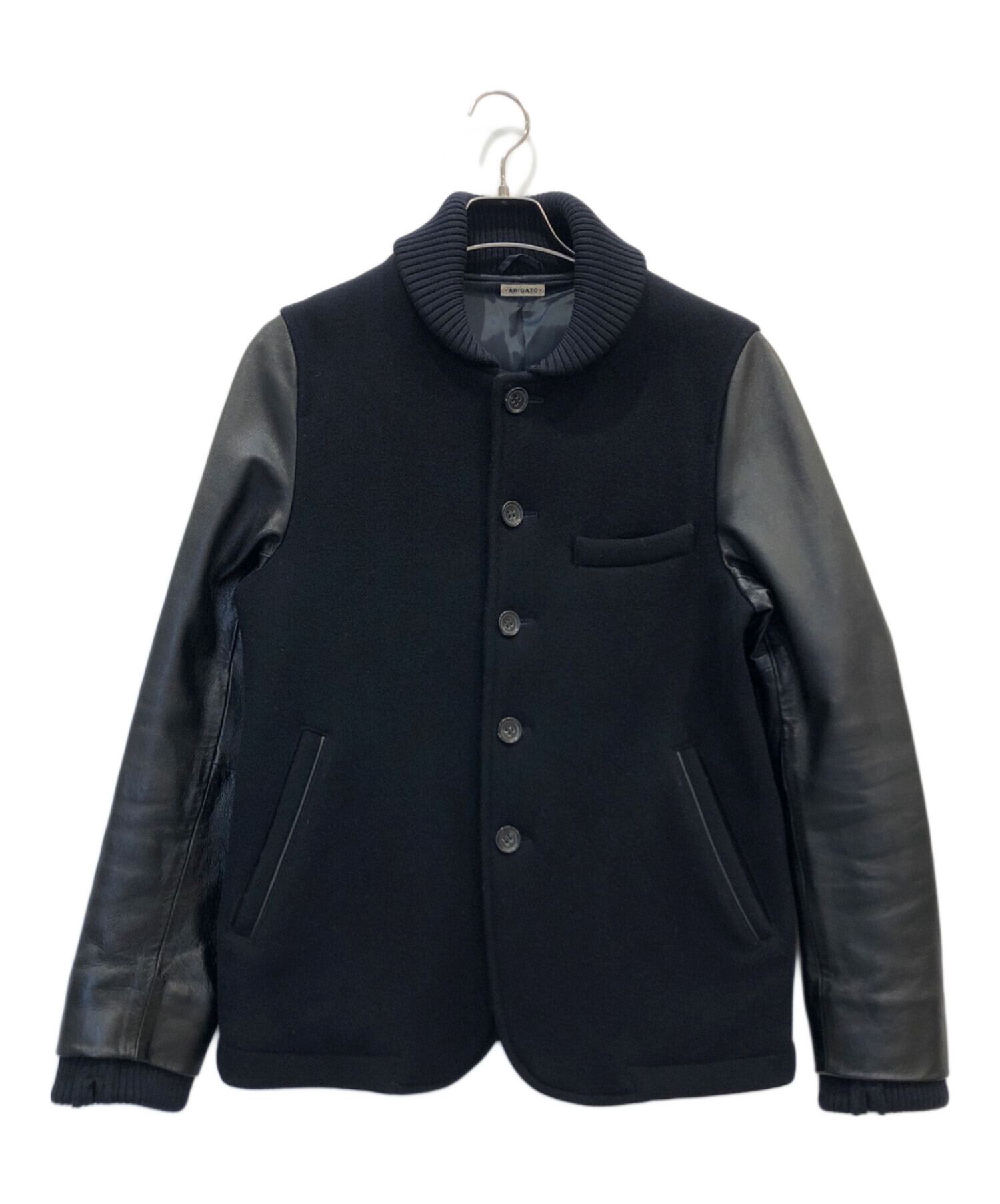 BLUE BLUE JAPAN ドリルメルトン アワード ジャケット ブルーブルー