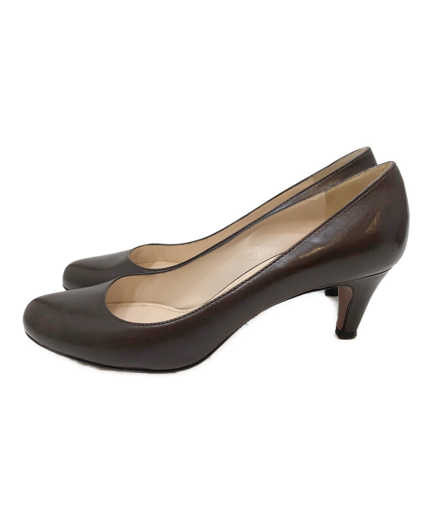 中古・古着通販】PRADA (プラダ) パンプス/ハイヒール ブラウン サイズ 