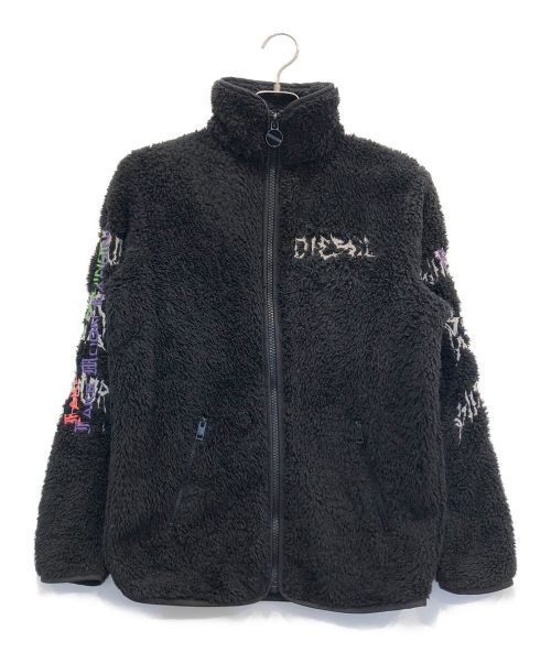 中古・古着通販】DIESEL (ディーゼル) フリースジャケット ブラック 