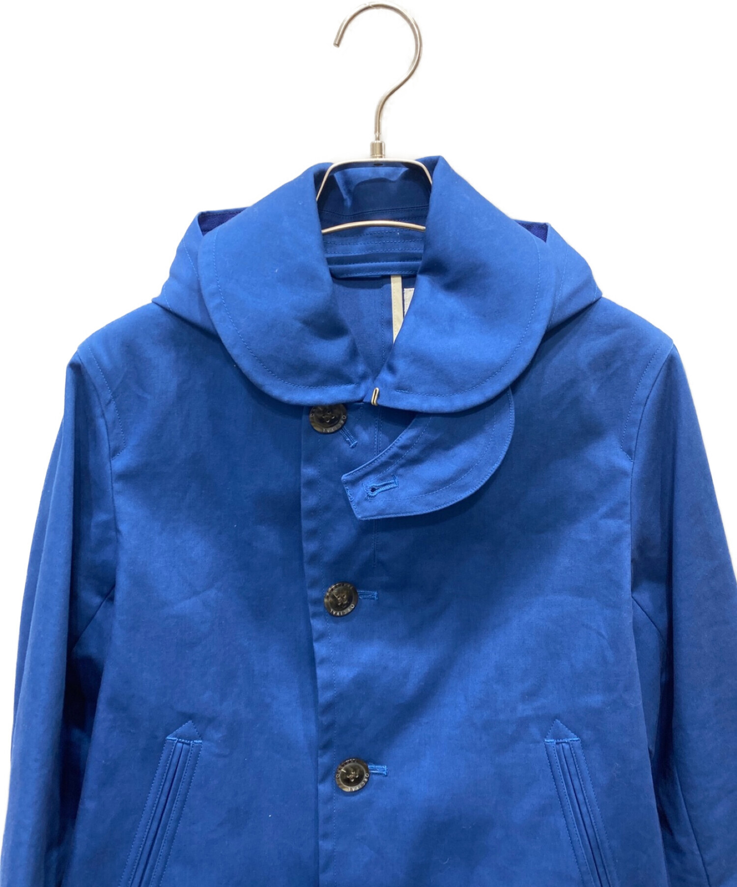 中古・古着通販】ORCIVAL (オーシバル) 丸襟フードコート ブルー ...