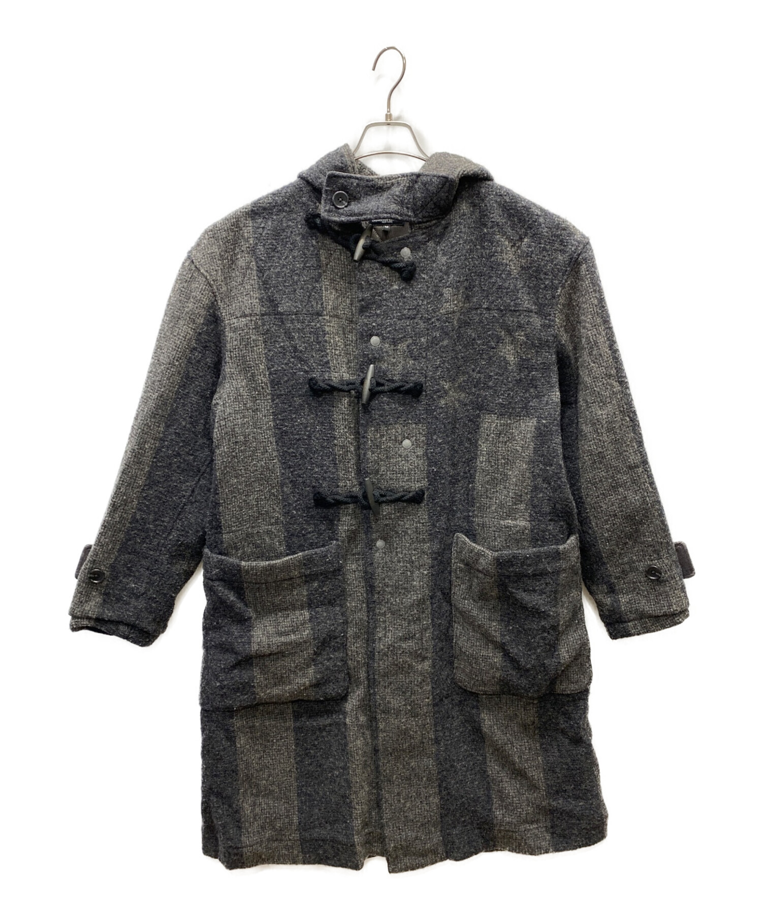 ジャケット・アウター Engineered Garments Short Duffle Jacket Engineered Garments Fake Melton Short Duffle Jacket, Black