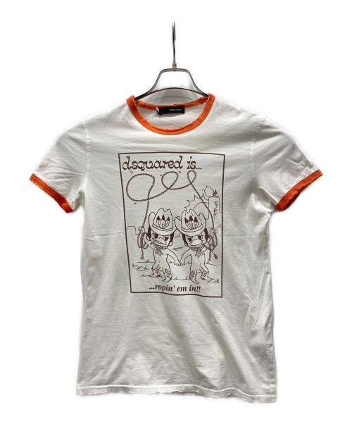 希少❗️新品未使用　ヴィンテージ DSQUARED2 ダメージ加工　Tシャツ