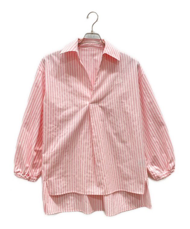 中古・古着通販】JNHearts (ジェイエヌハーツ) Stripe Shirts ピンク 