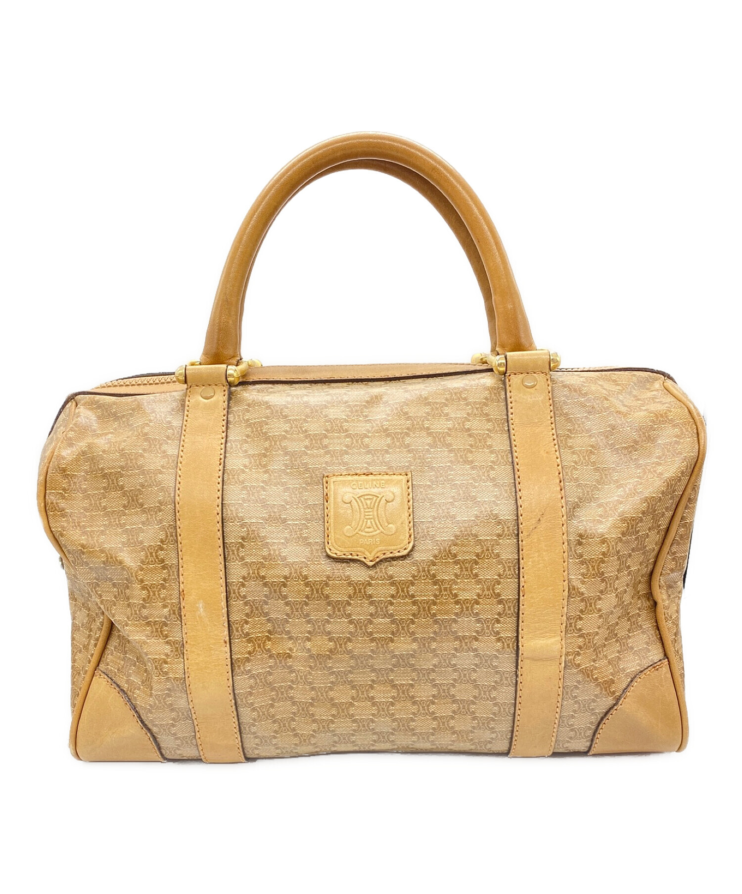 中古・古着通販】CELINE (セリーヌ) マカダム柄ボストンバッグ 